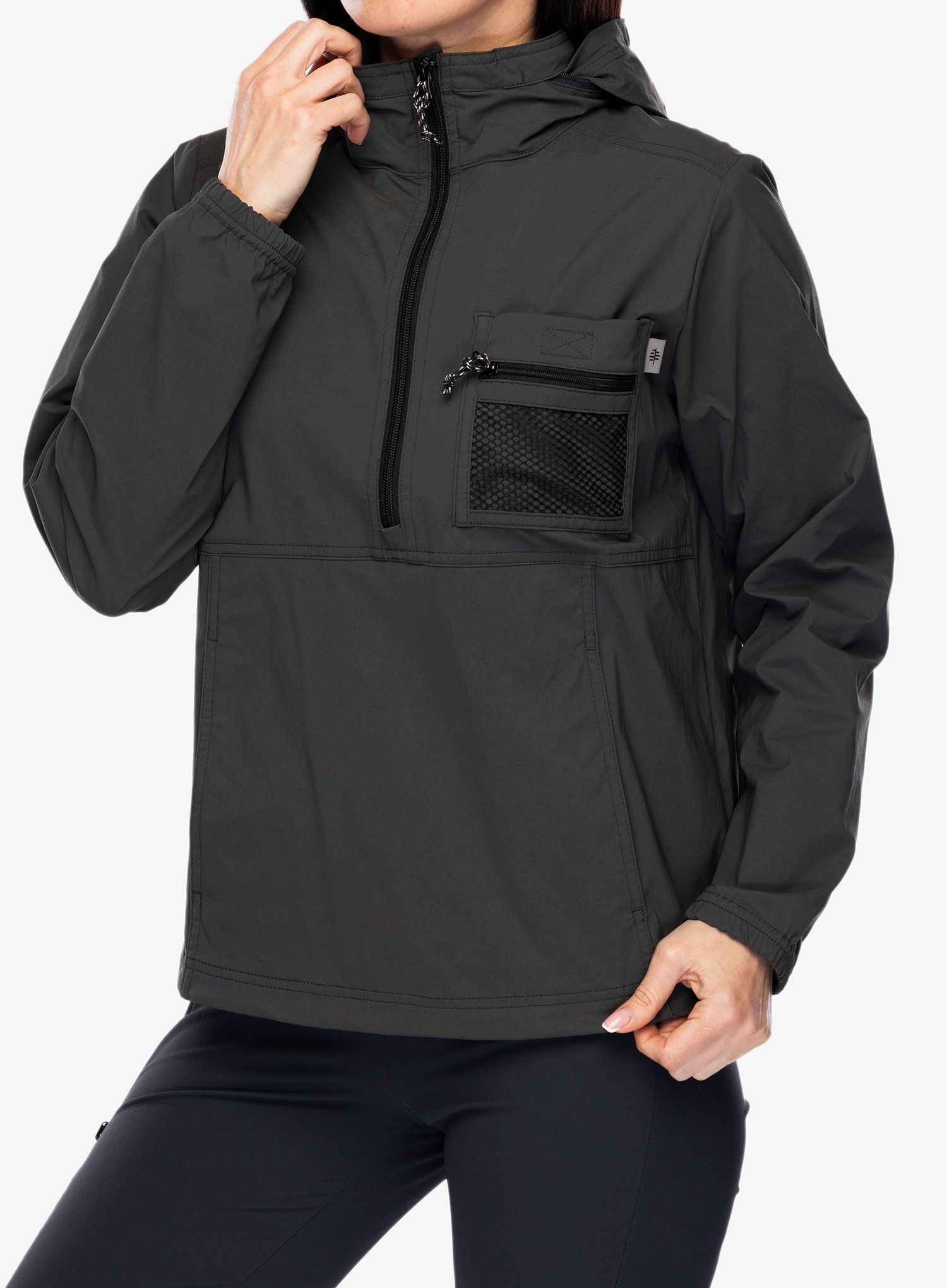 Větrovka dámská Royal Robbins Merced Anorak - charcoal