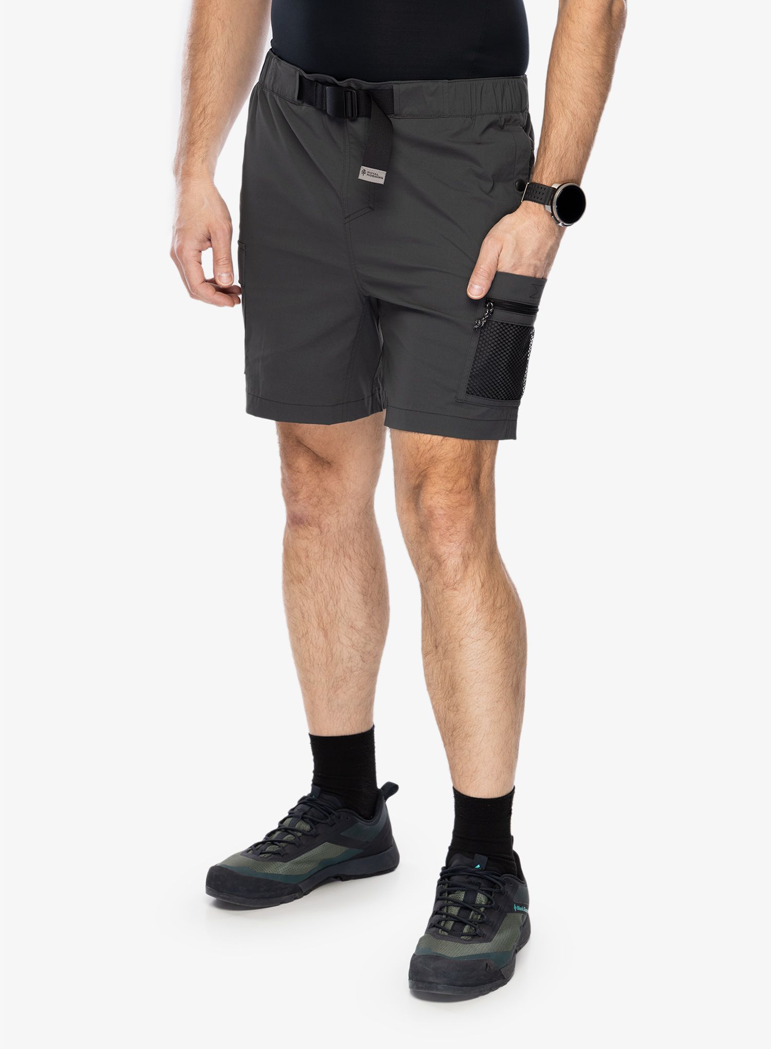 Outdoorové kraťasy Royal Robbins Merced Short - charcoal