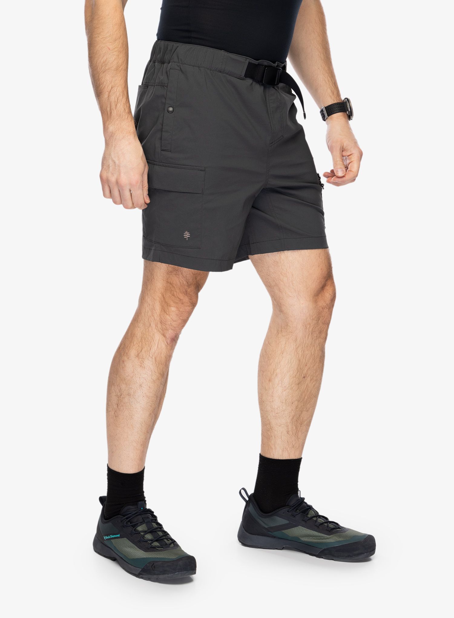Outdoorové kraťasy Royal Robbins Merced Short - charcoal