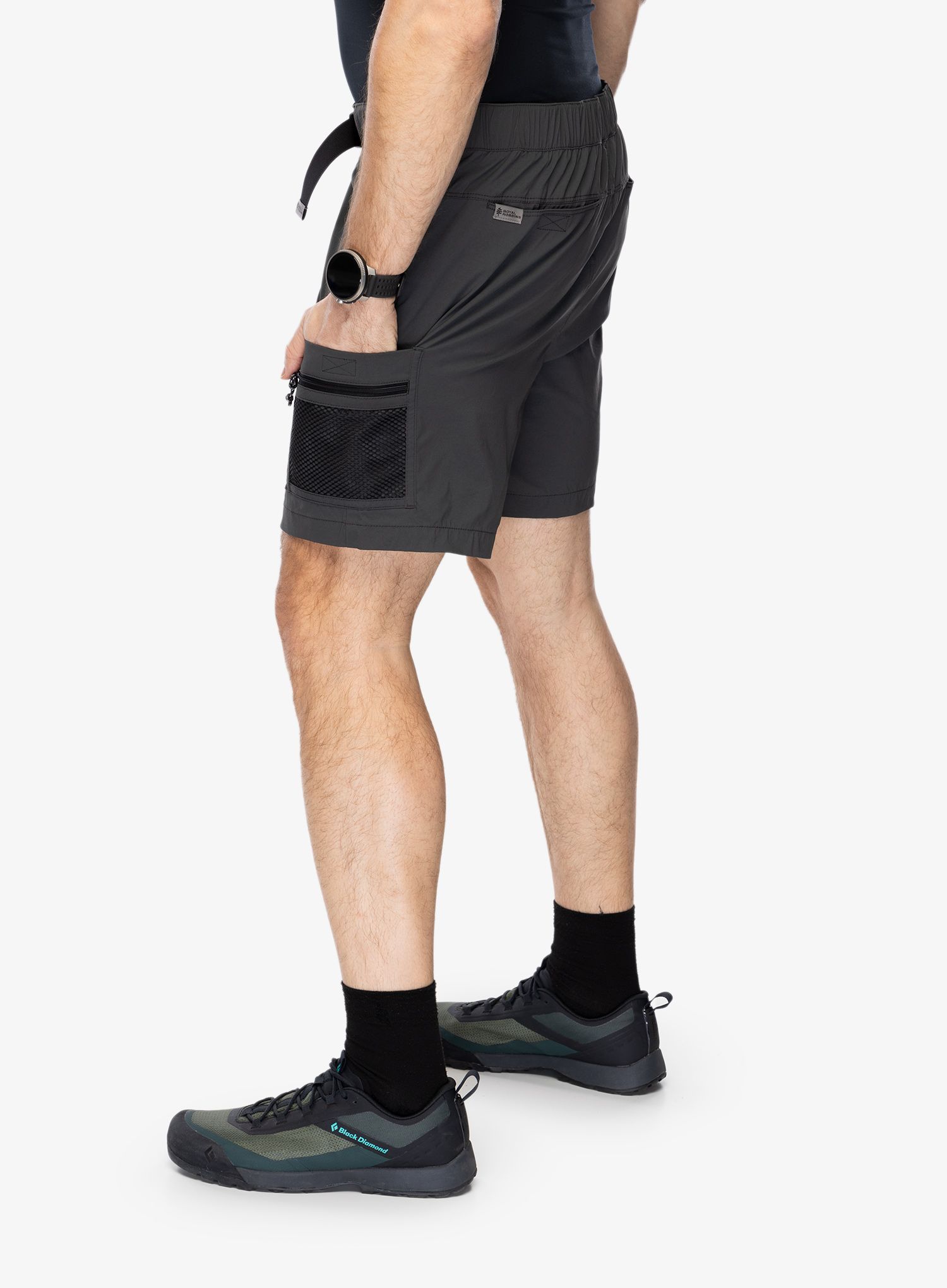Outdoorové kraťasy Royal Robbins Merced Short - charcoal