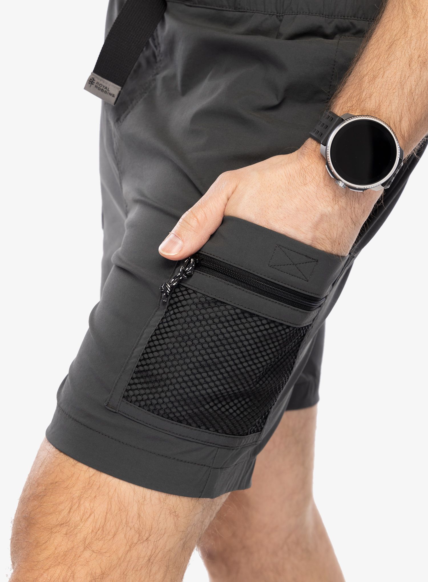 Outdoorové kraťasy Royal Robbins Merced Short - charcoal