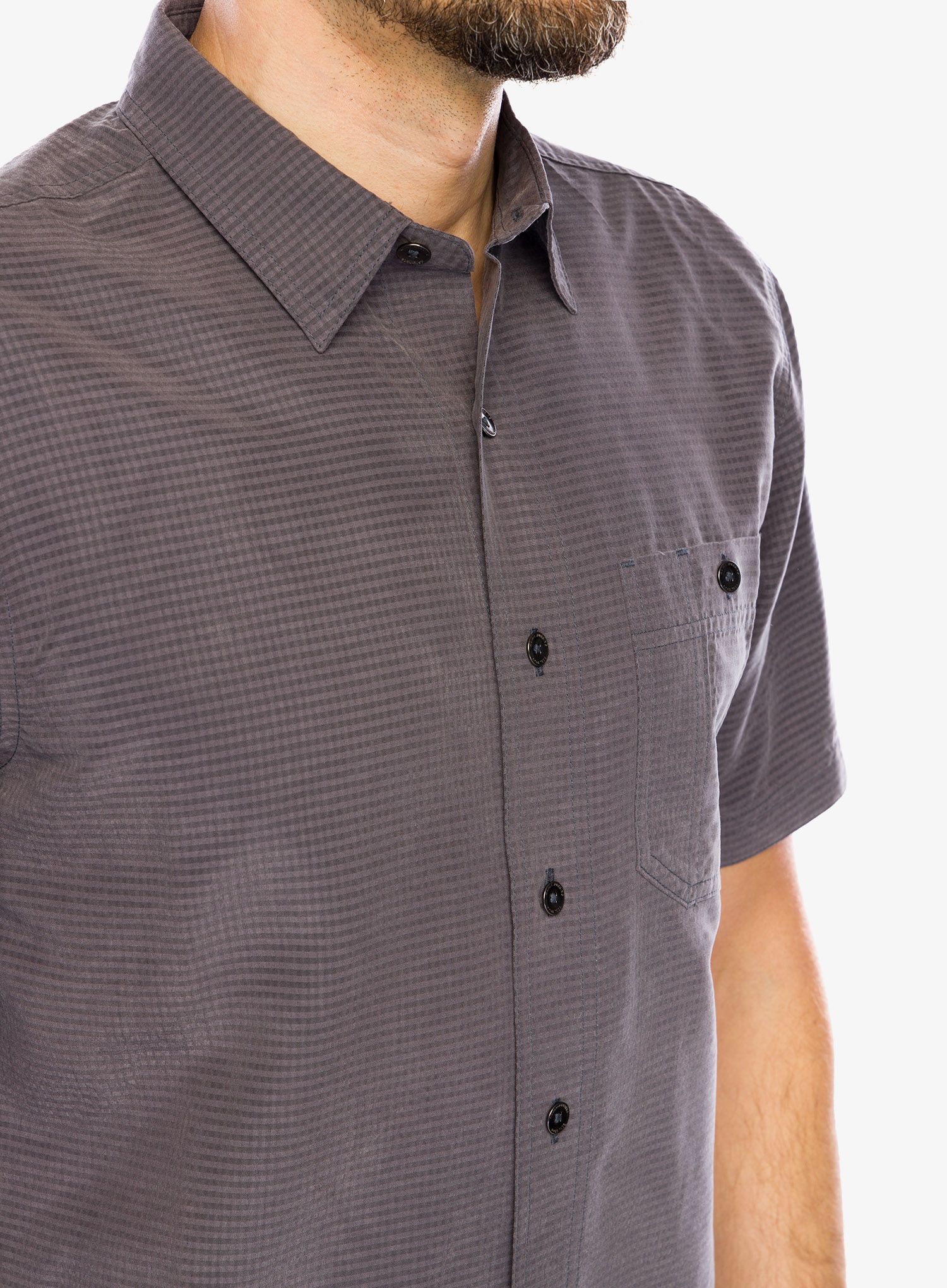 Košile Royal Robbins Mojave Pucker Dry S/S - asphalt