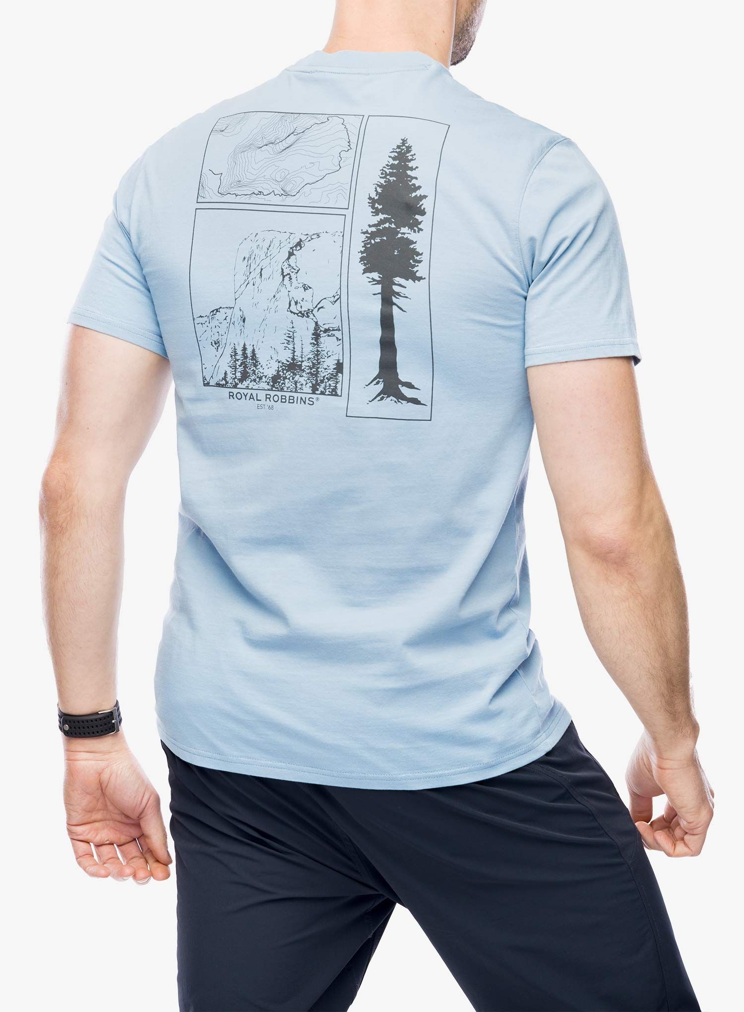 Bavlněné tričko Royal Robbins RR Graphic S/S - mtn spring