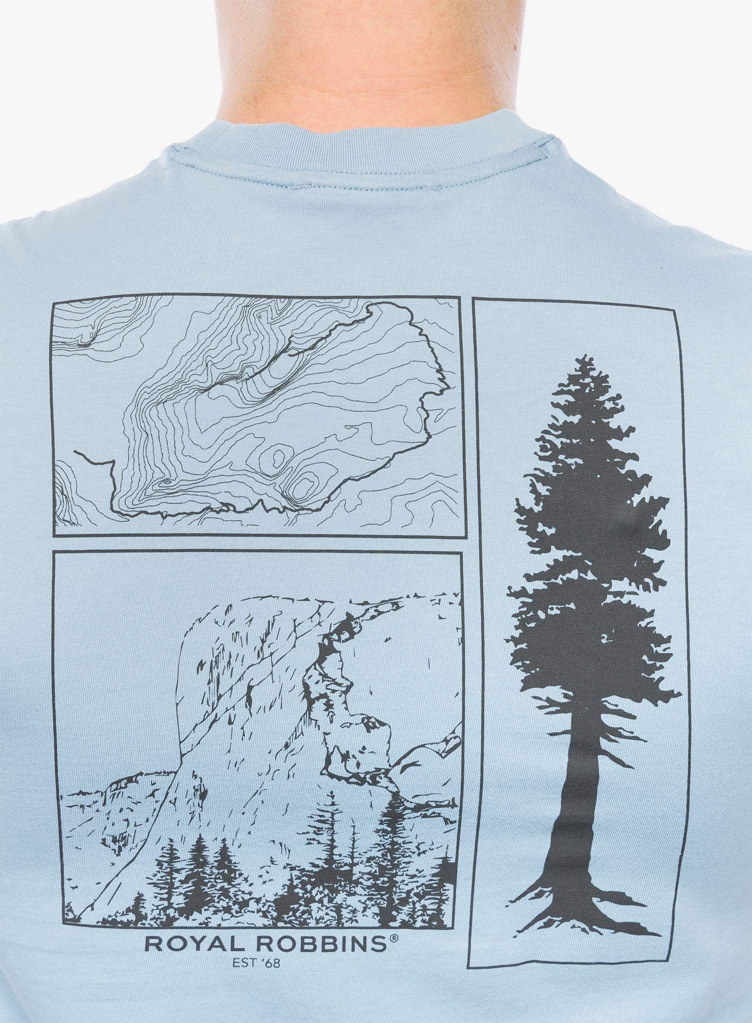 Bavlněné tričko Royal Robbins RR Graphic S/S - mtn spring