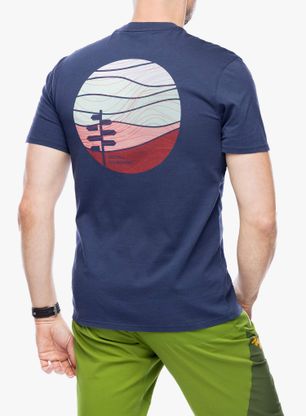 Tričko s potiskem Royal Robbins RR Graphic S/S - navy