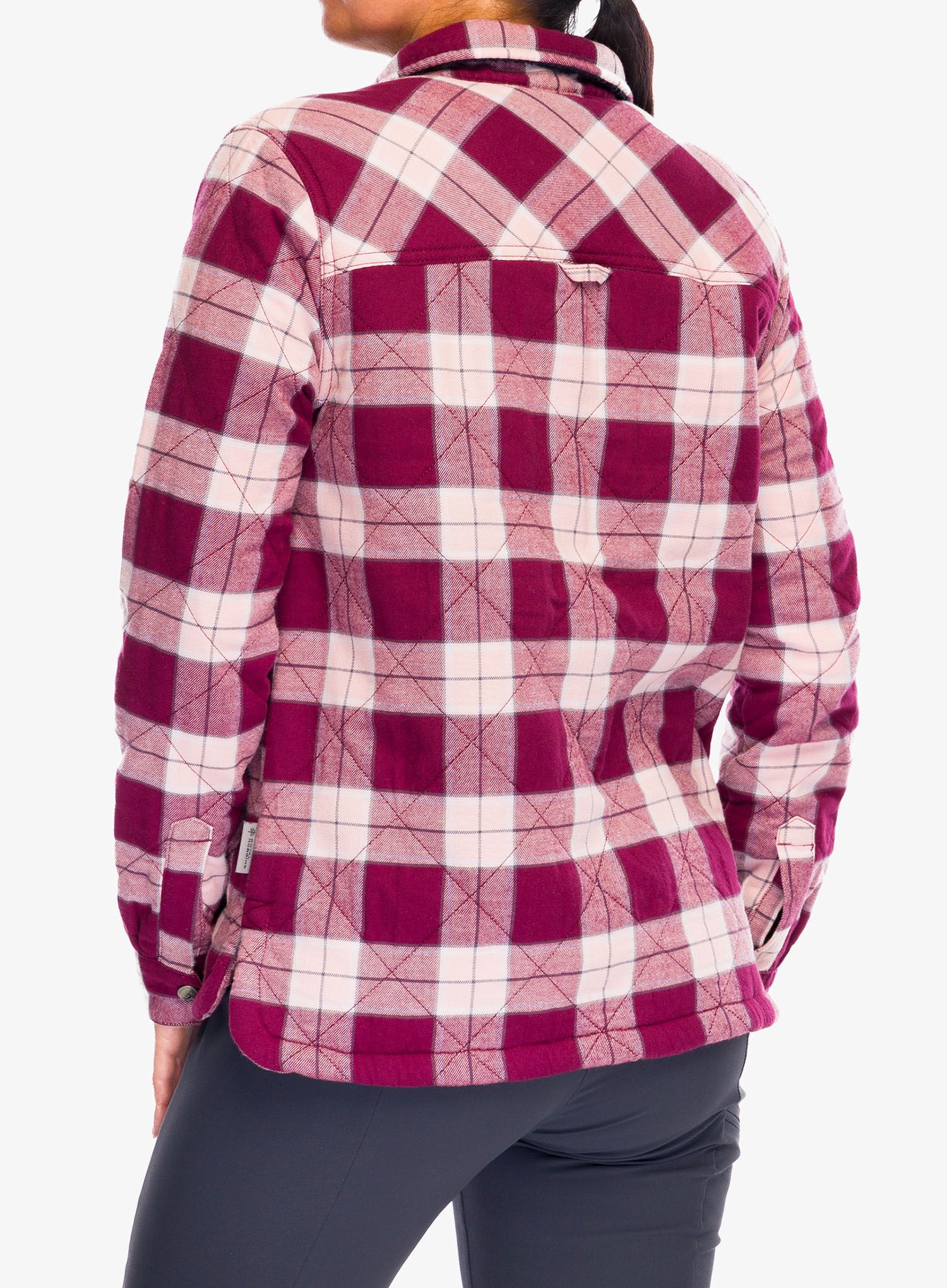 Dámská turistická košile Royal Robbins Snowcap Lined Flannel LS - burnt grape runyon pld