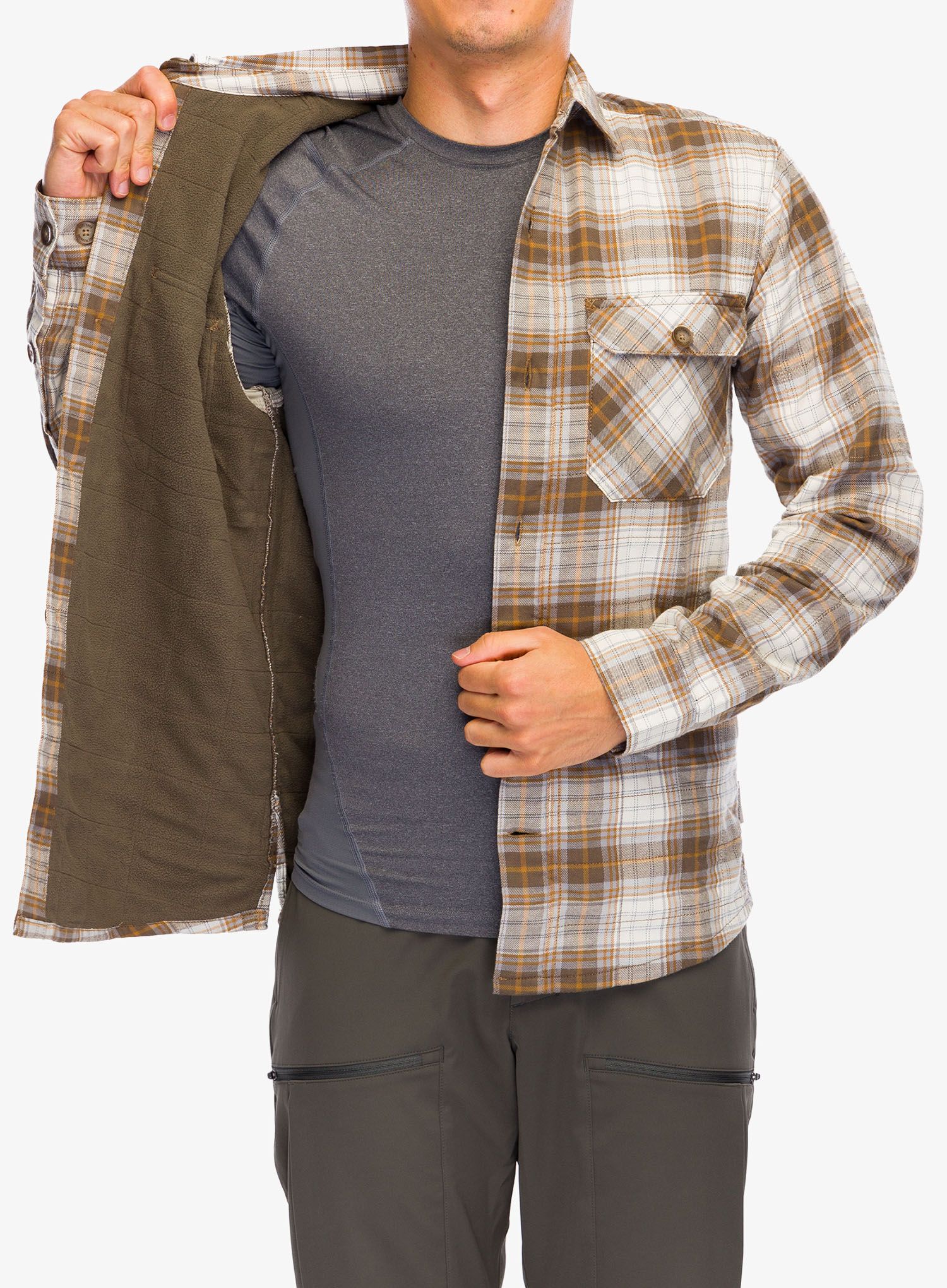 Turistická košile Royal Robbins Snowcap Lined Flannel L/S - bistre falls pld