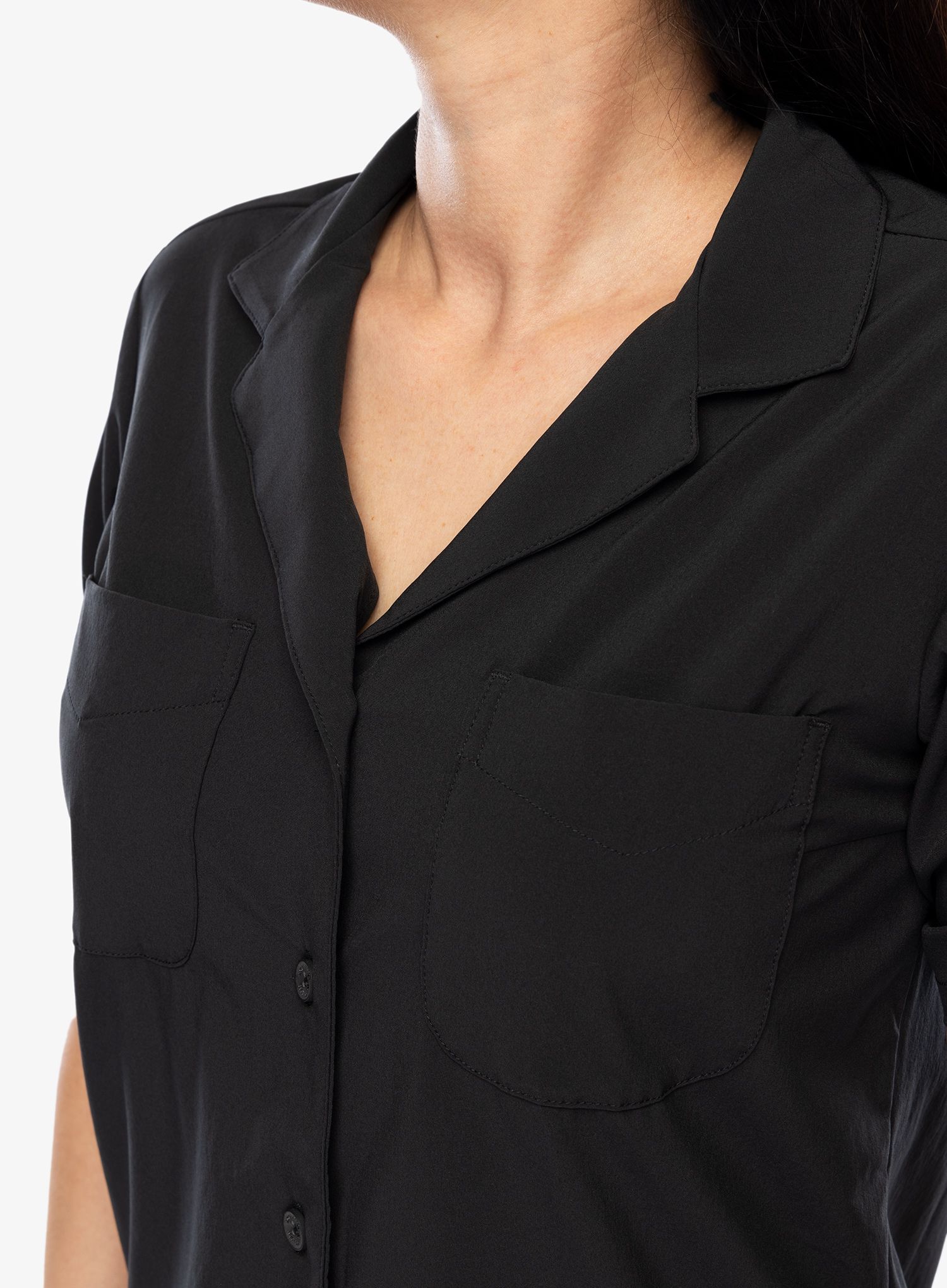 Dámská turistická košile Royal Robbins Spotless Evolution Meadow SS - jet black