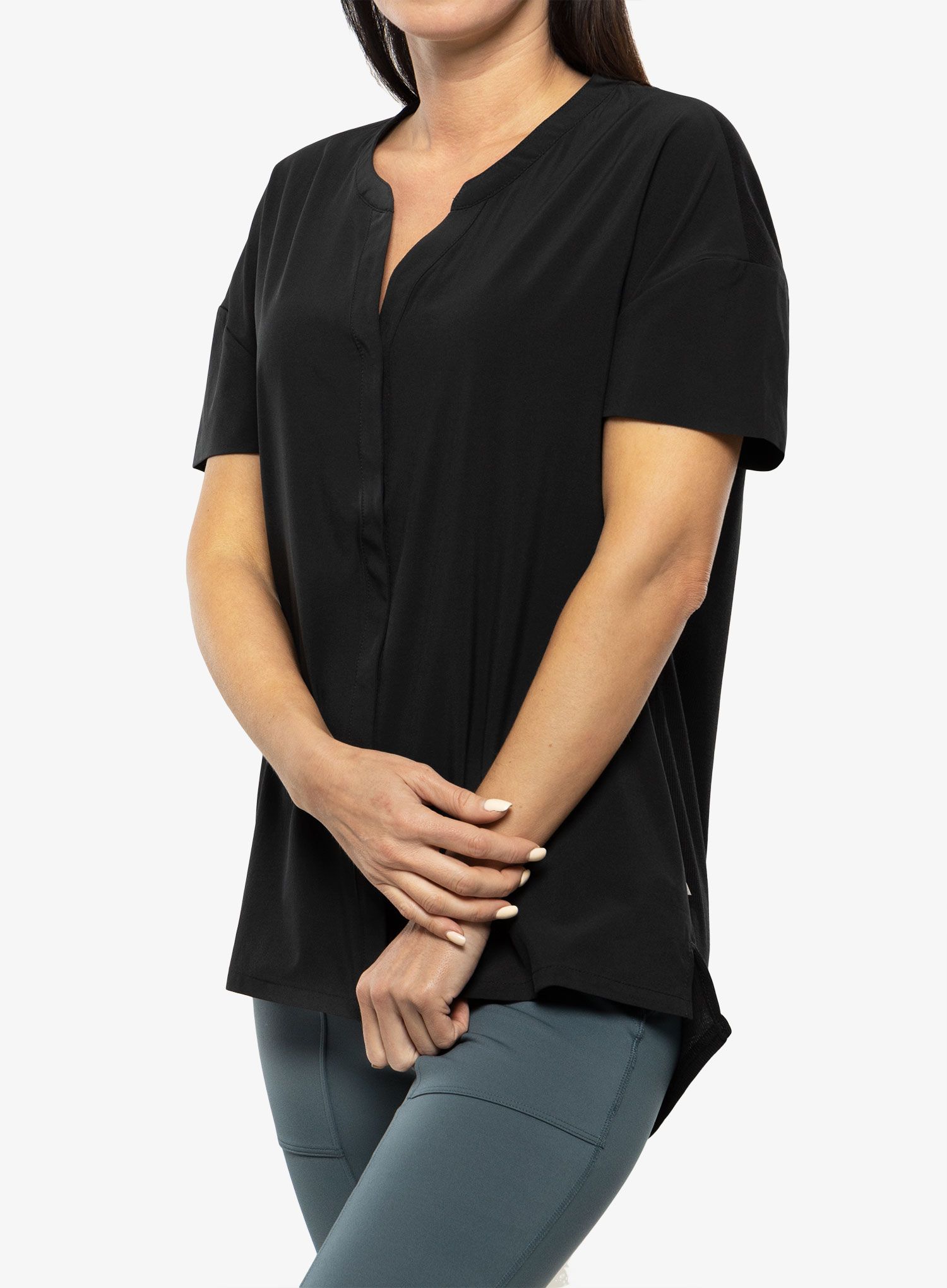 Košile dámská Royal Robbins Spotless Evolution S/S - jet black