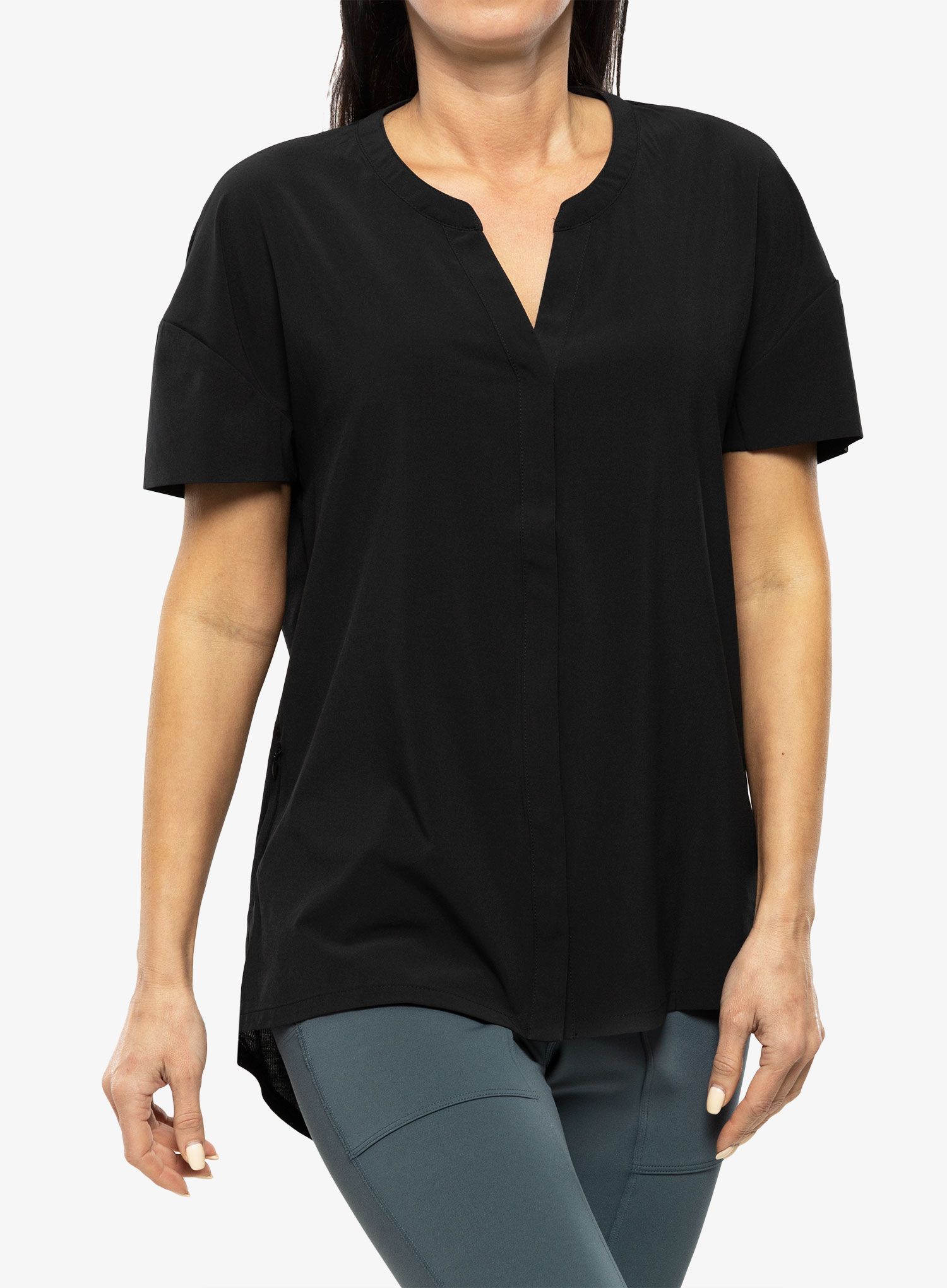 Košile dámská Royal Robbins Spotless Evolution S/S - jet black