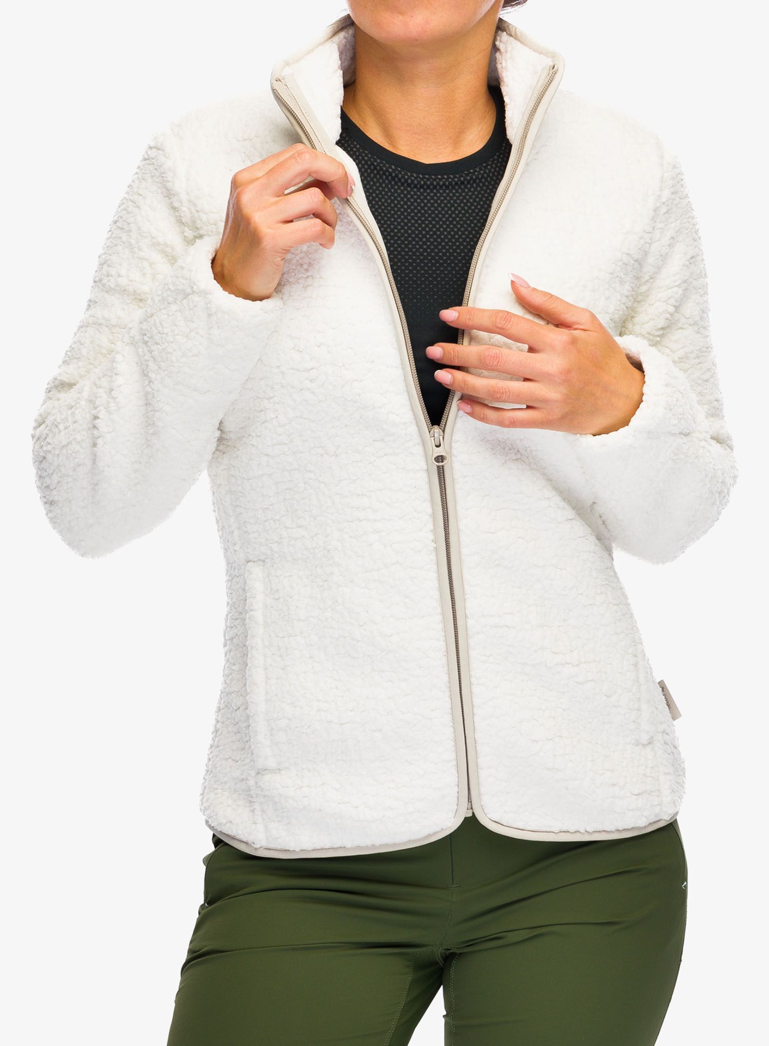 Fleecová mikina dámská Royal Robbins Urbanesque Jacket - creme