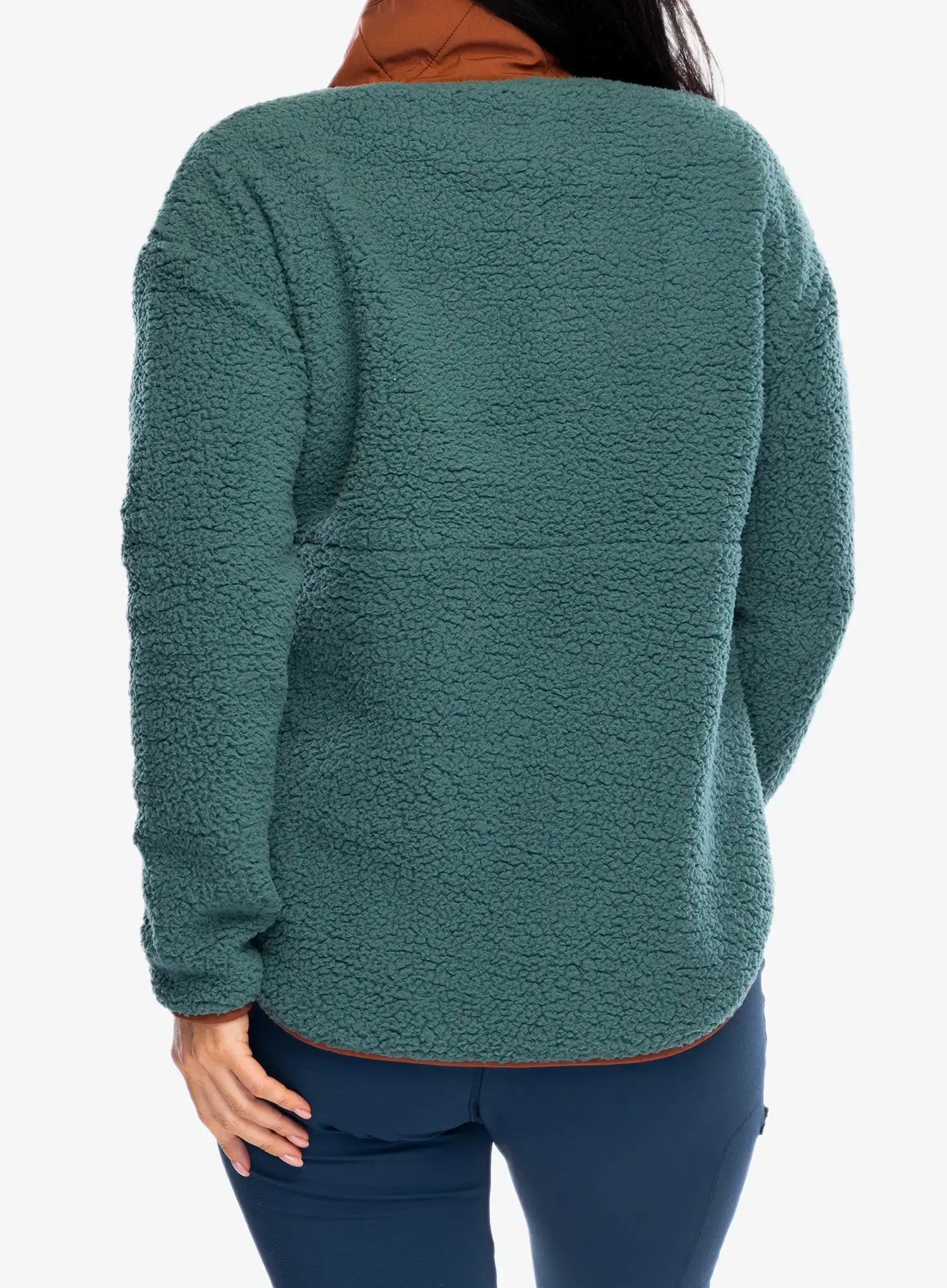 Dámská mikina Royal Robbins Urbanesque Sherpa 1/2 Zip - sea pine