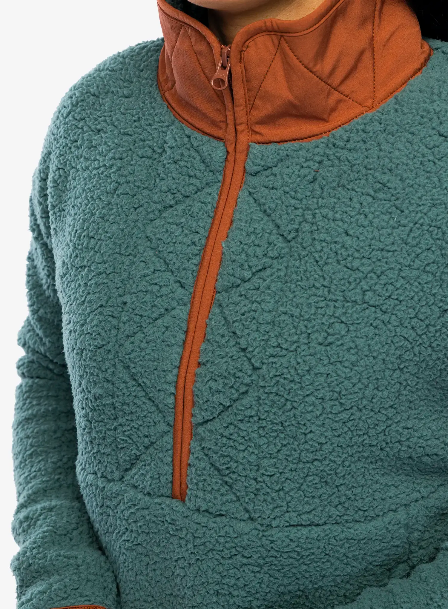 Dámská mikina Royal Robbins Urbanesque Sherpa 1/2 Zip - sea pine