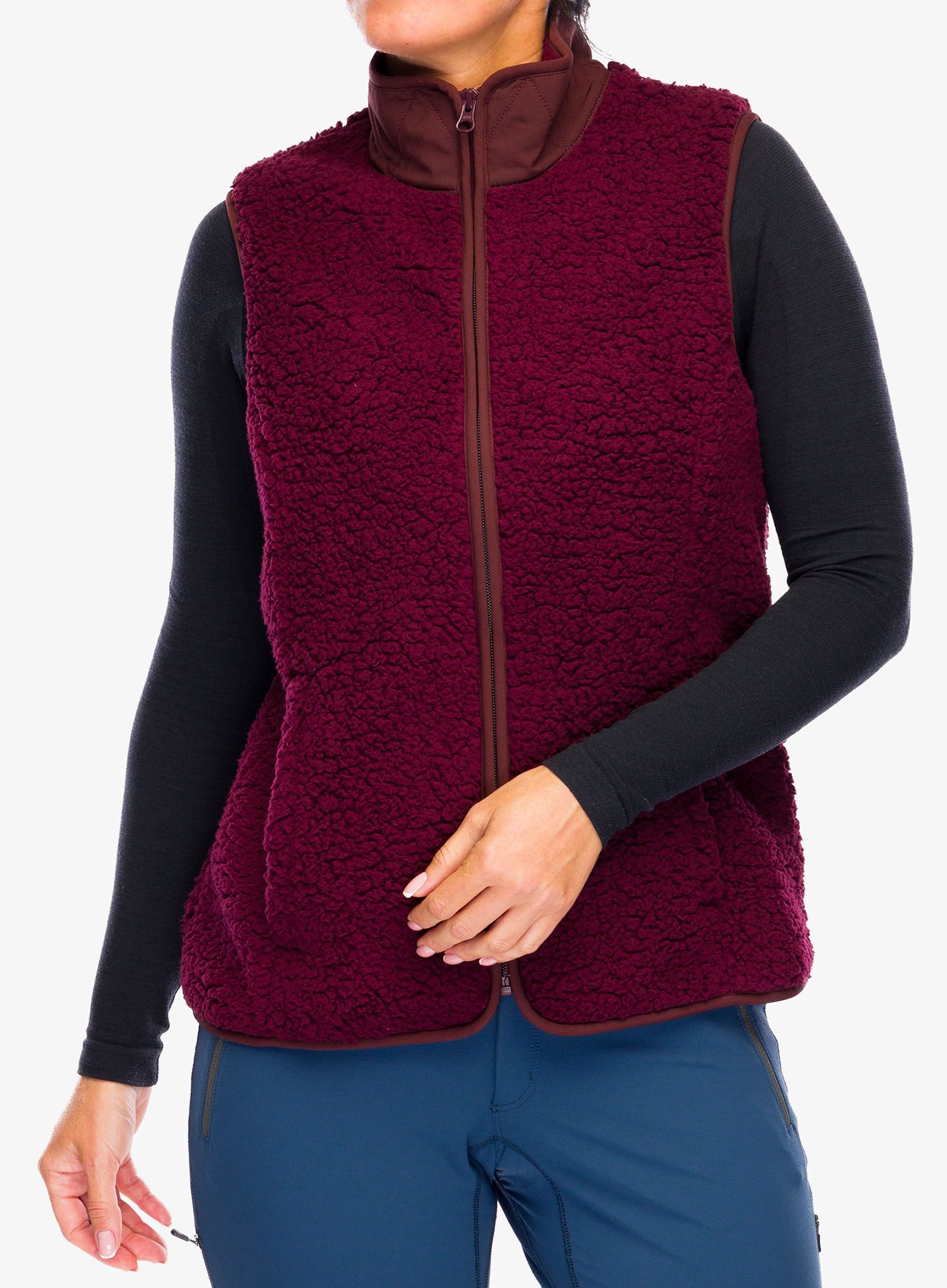 Vesta dámská Royal Robbins Urbanesque Vest - burnt grape