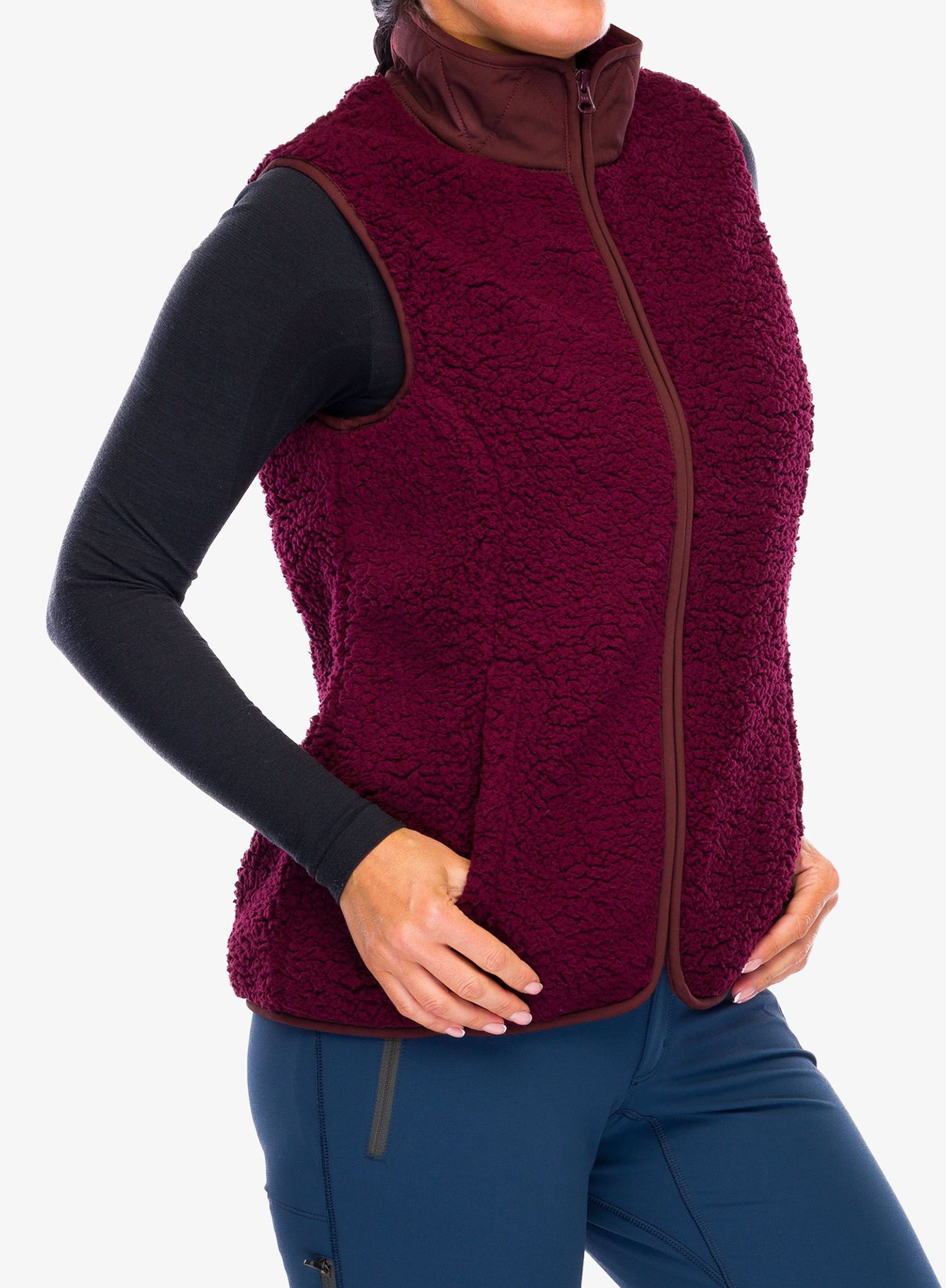 Vesta dámská Royal Robbins Urbanesque Vest - burnt grape
