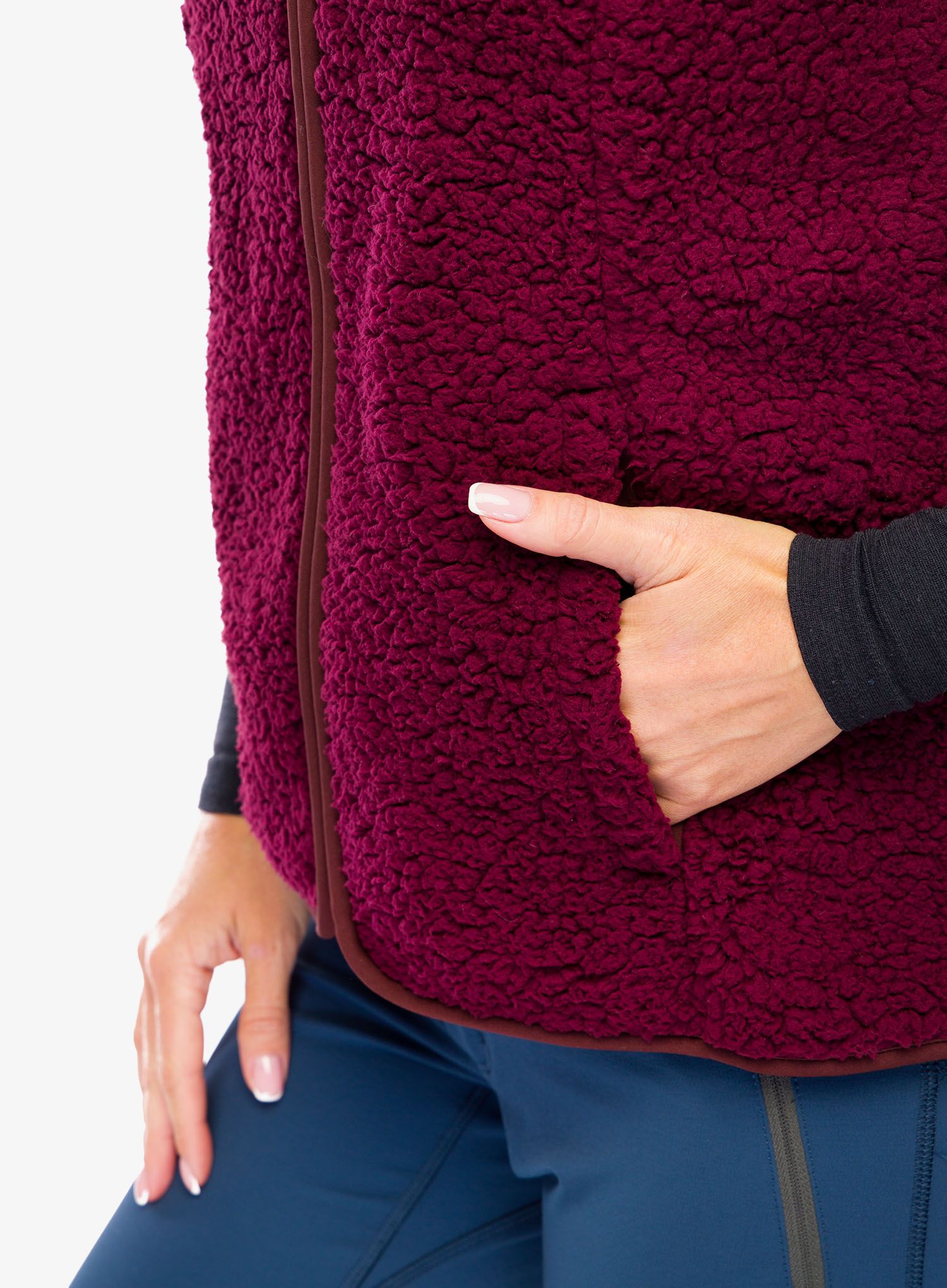 Vesta dámská Royal Robbins Urbanesque Vest - burnt grape