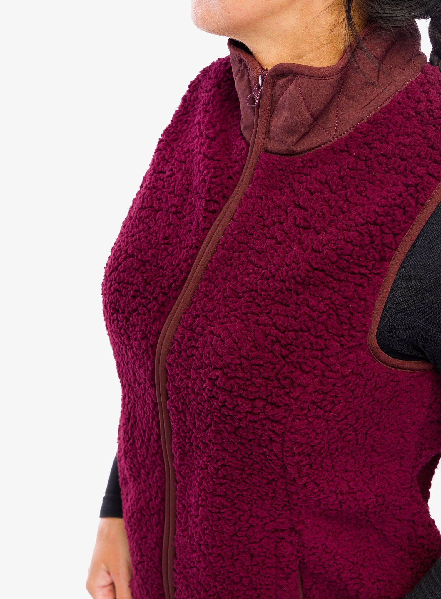 Vesta dámská Royal Robbins Urbanesque Vest - burnt grape