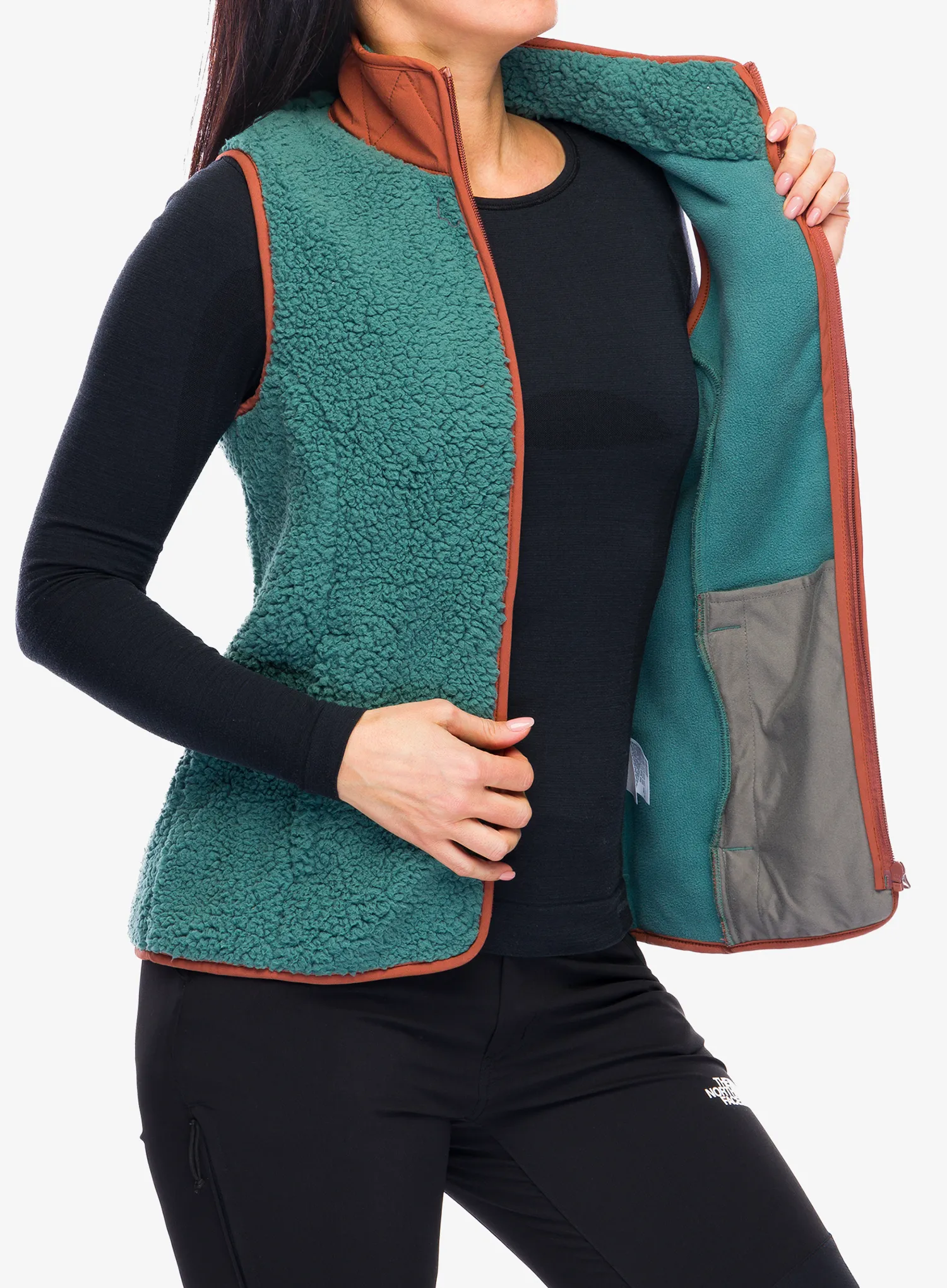 Vesta dámská Royal Robbins Urbanesque Vest - burnt grape