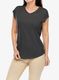 Dámské tričko Royal Robbins Vacationer V-Neck SS - asphalt str