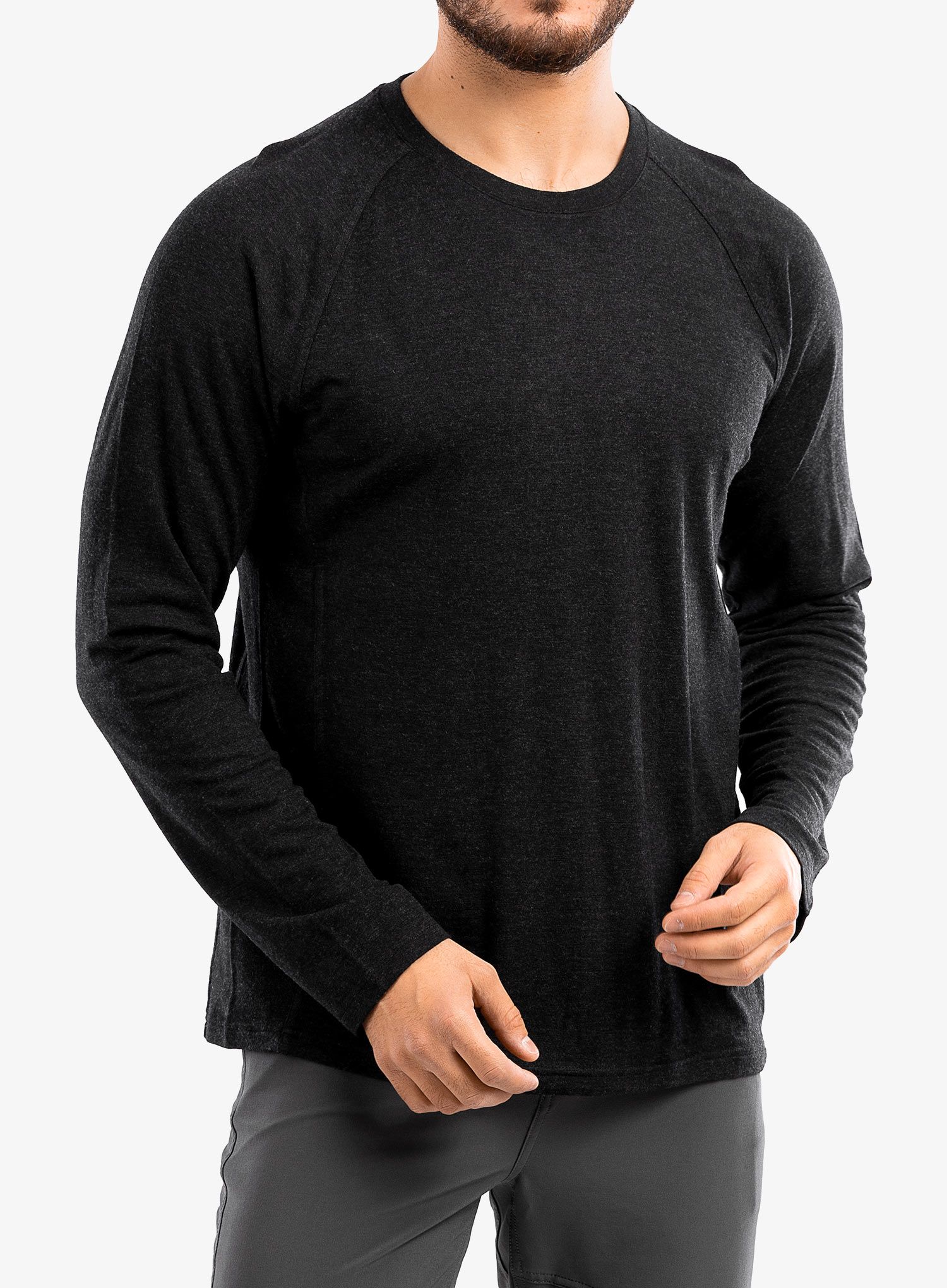 Funkční mikina Royal Robbins VentureLayer 200 LS - jet black htr