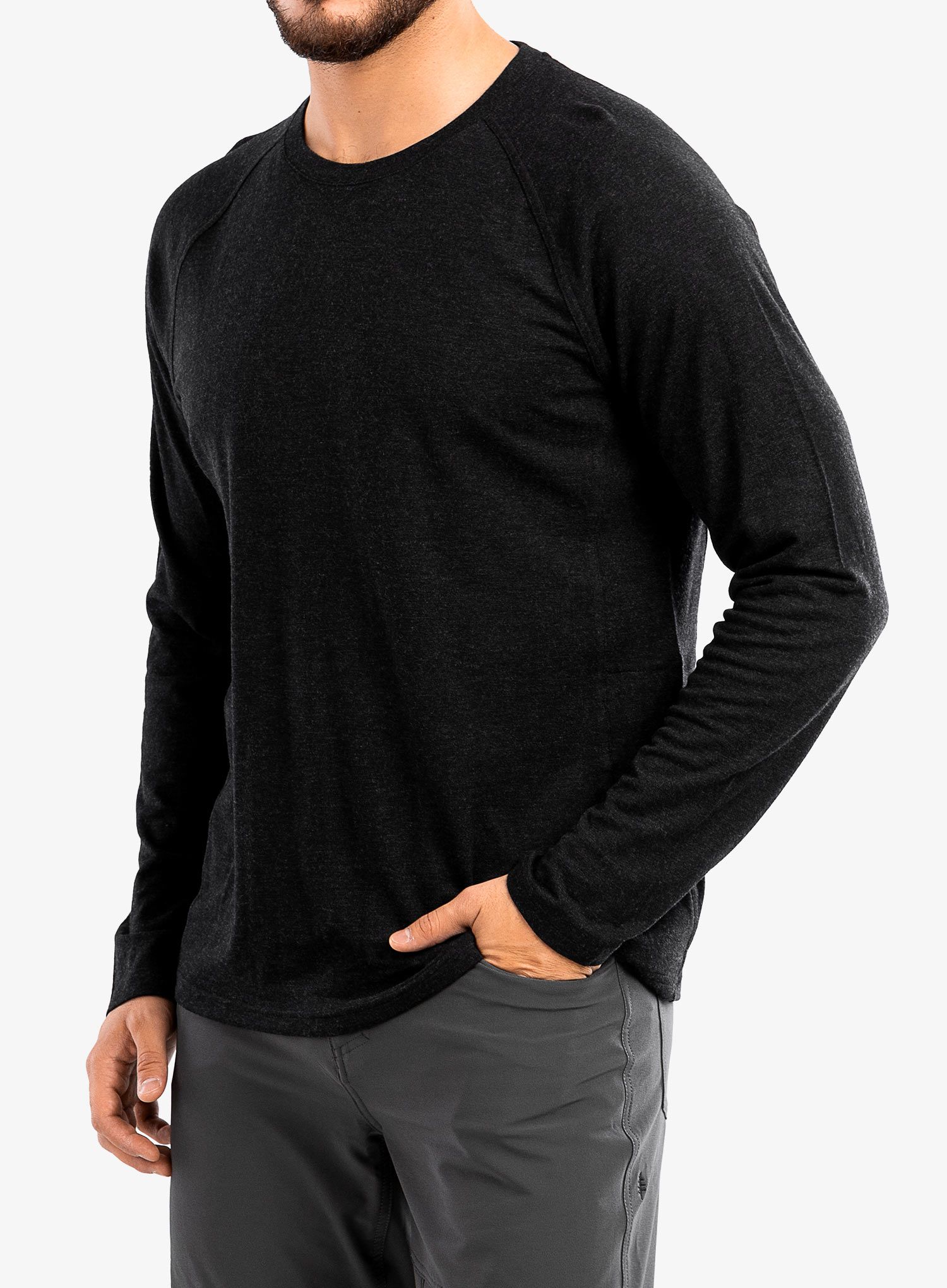 Funkční mikina Royal Robbins VentureLayer 200 LS - jet black htr