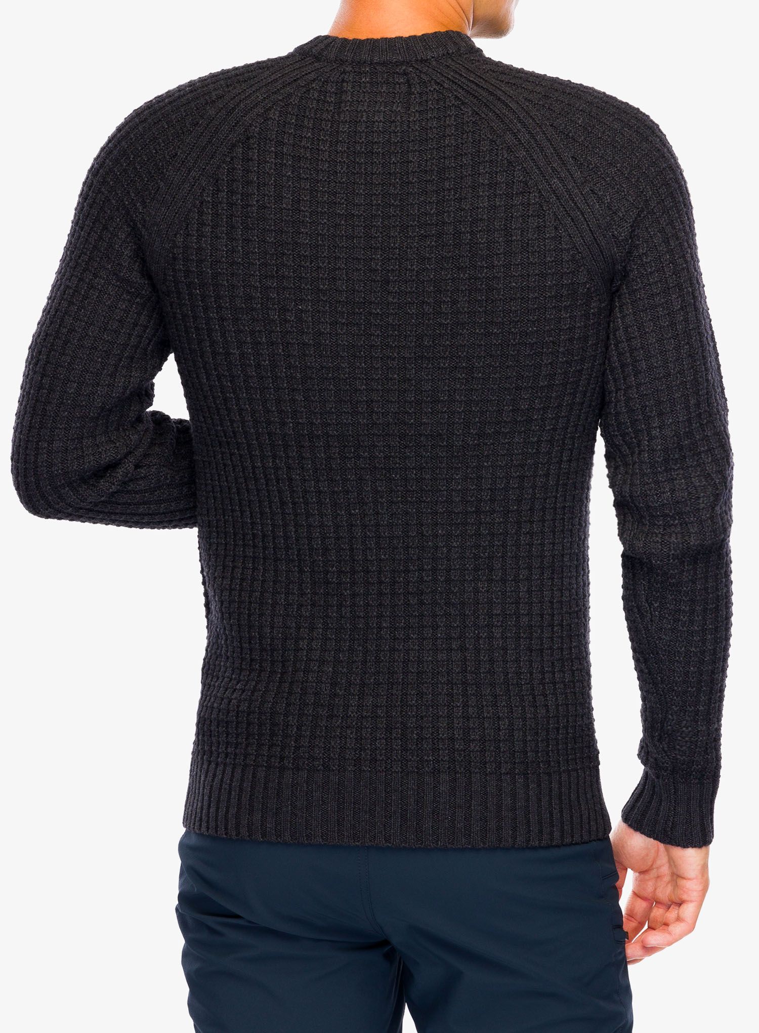 Pánský svetr Royal Robbins Westlands Crew - charcoal htr