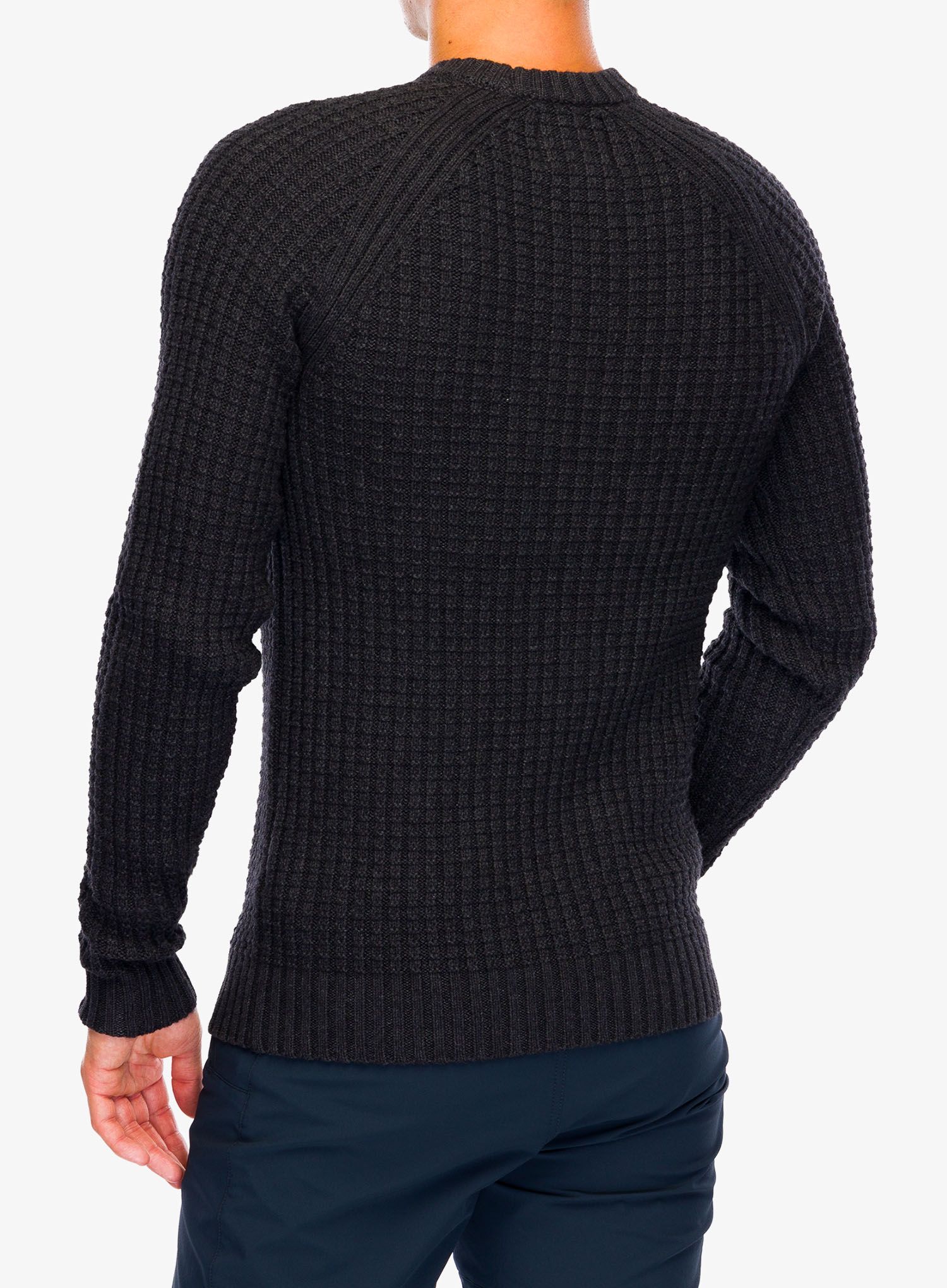 Pánský svetr Royal Robbins Westlands Crew - charcoal htr
