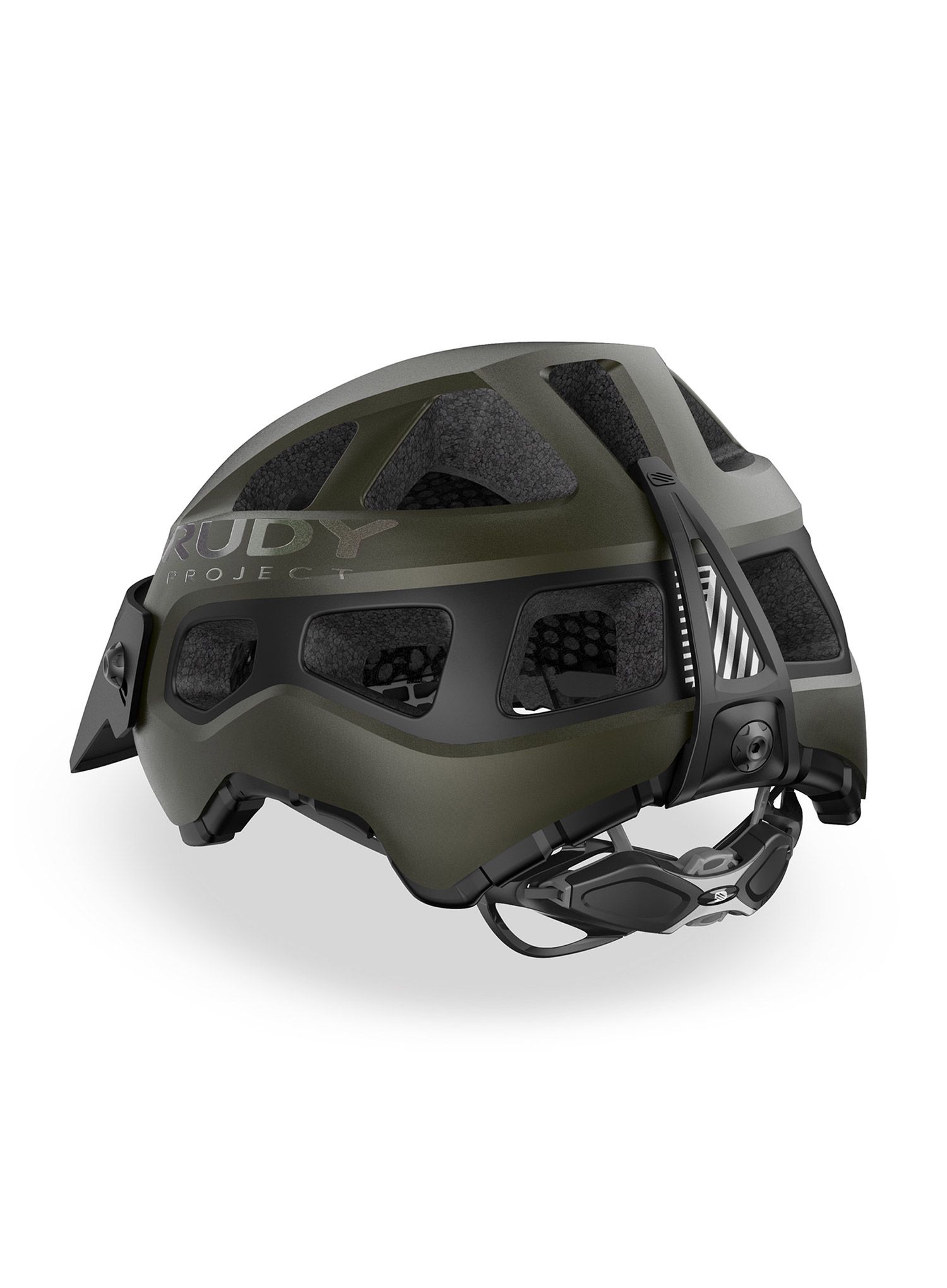 Enduro helma Rudy Project Protera+ - metal green/black matte