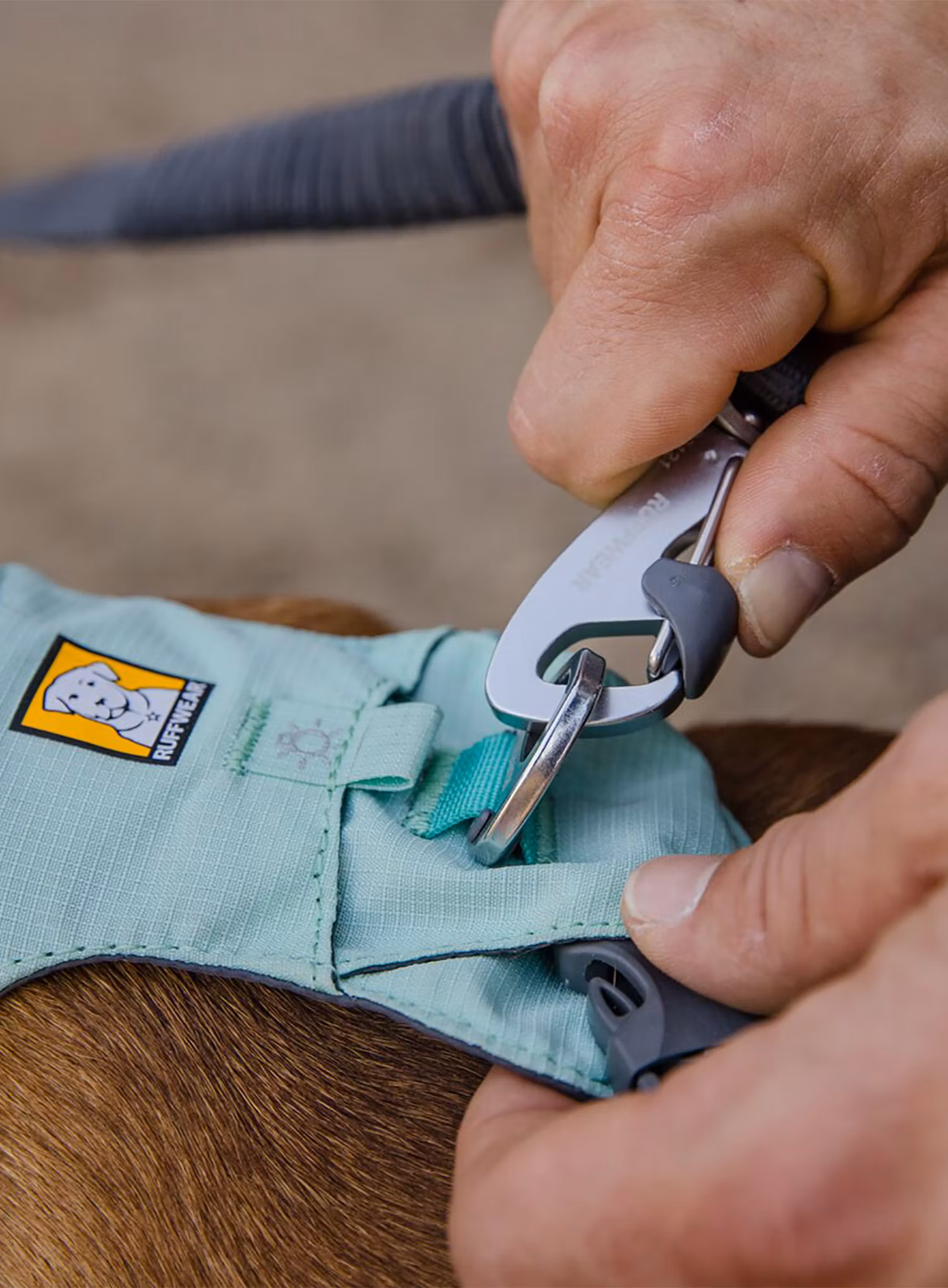 Spojovací páska Ruffwear Double Track Coupler - basalt gray