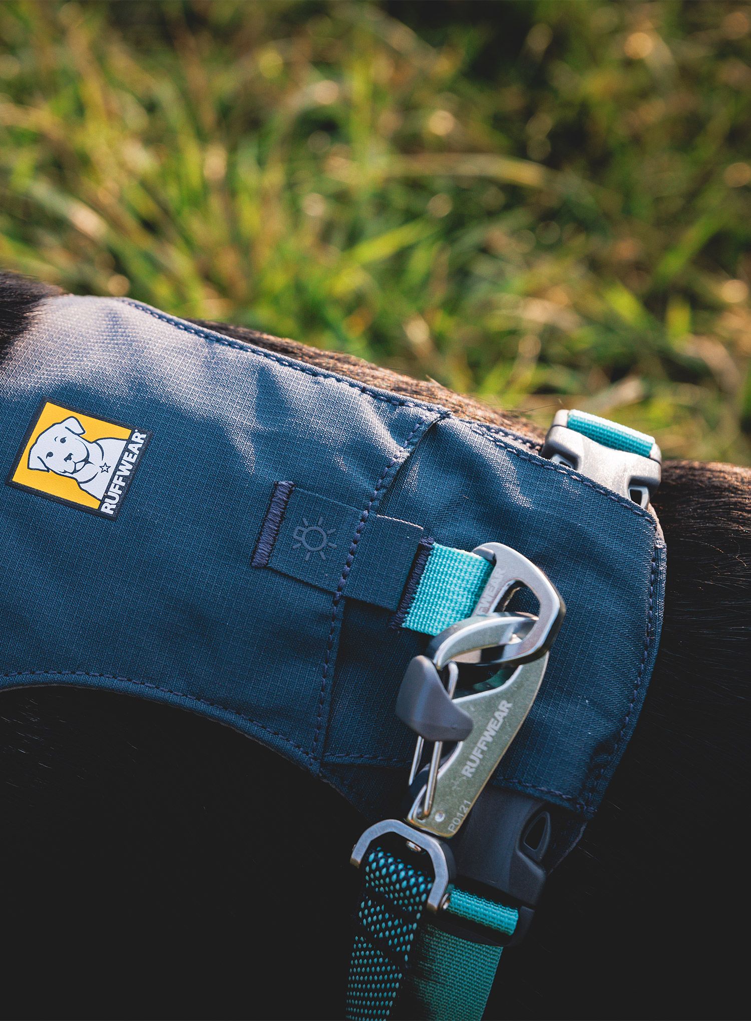 Postroj na psa Ruffwear Hi and Light Harness XS - basalt gray