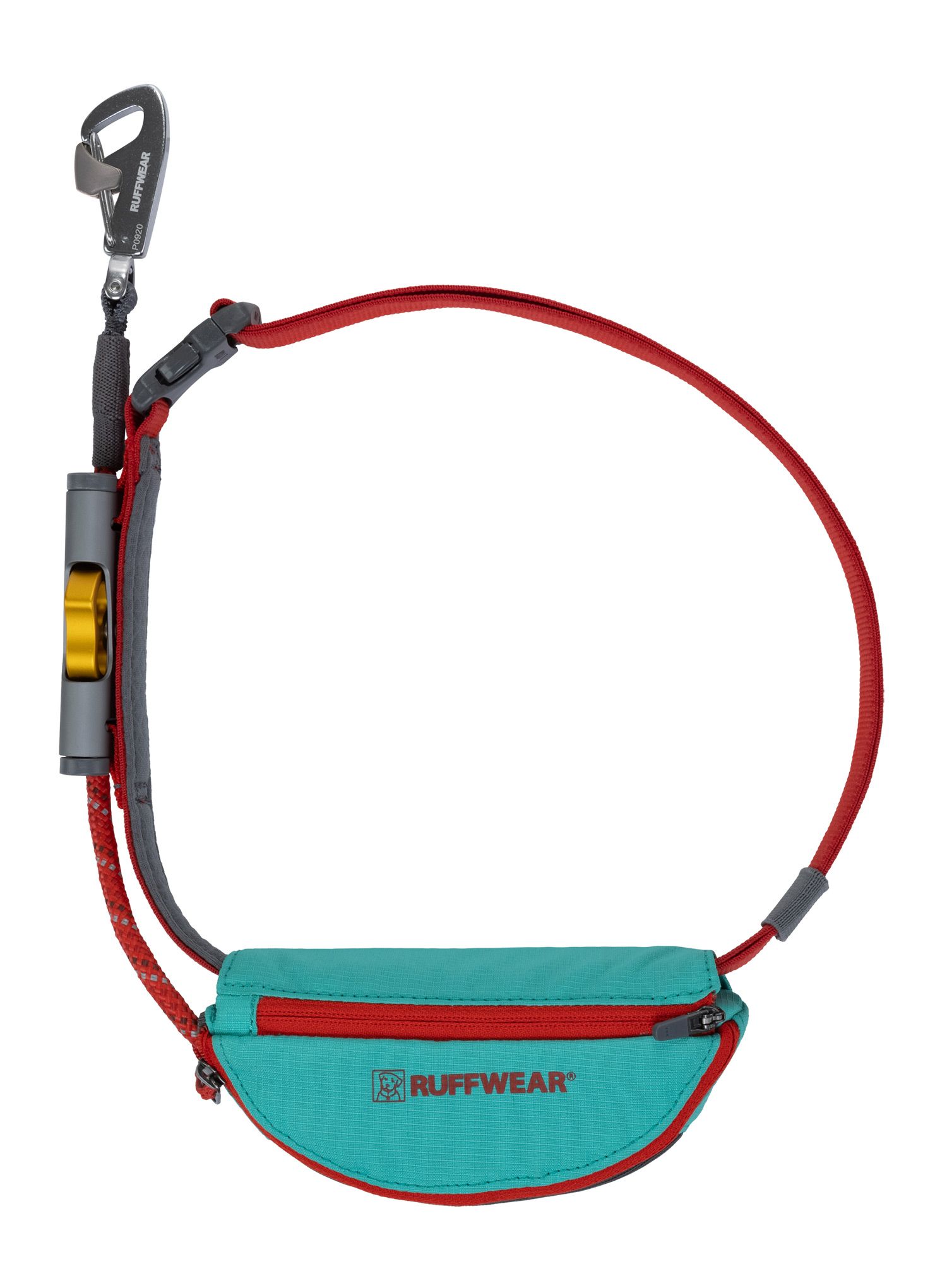 Vodítko pro psa Ruffwear Hitch Hiker Leash - aurora teal