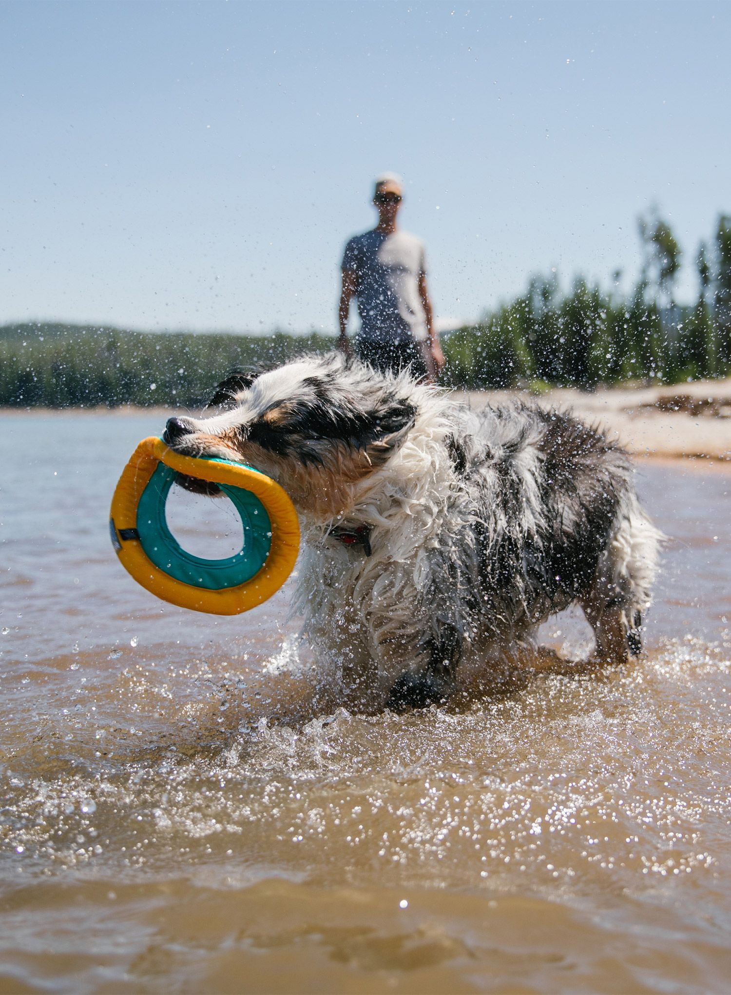 Hračka pro psa Ruffwear Hydro Plane Toy - aurora teal