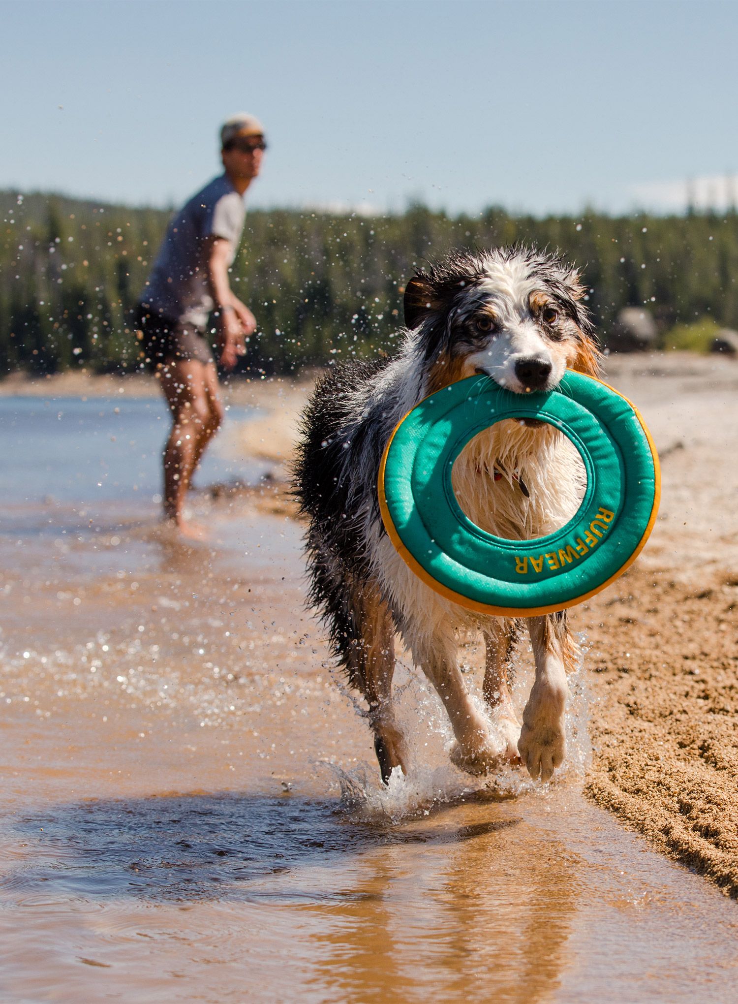 Hračka pro psa Ruffwear Hydro Plane Toy - aurora teal