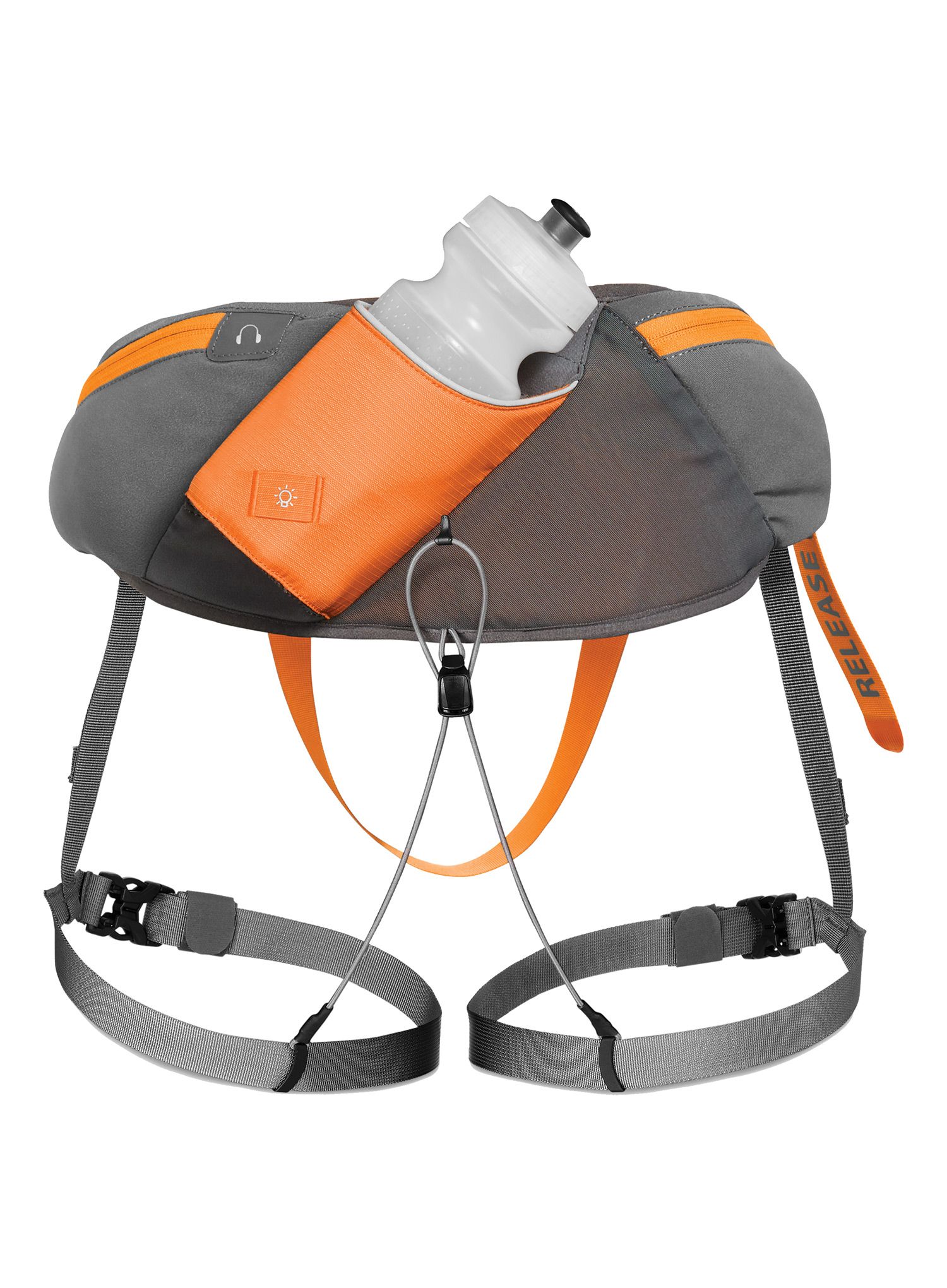Postroj pro psa Ruffwear Omnijore Joring System - orange poppy