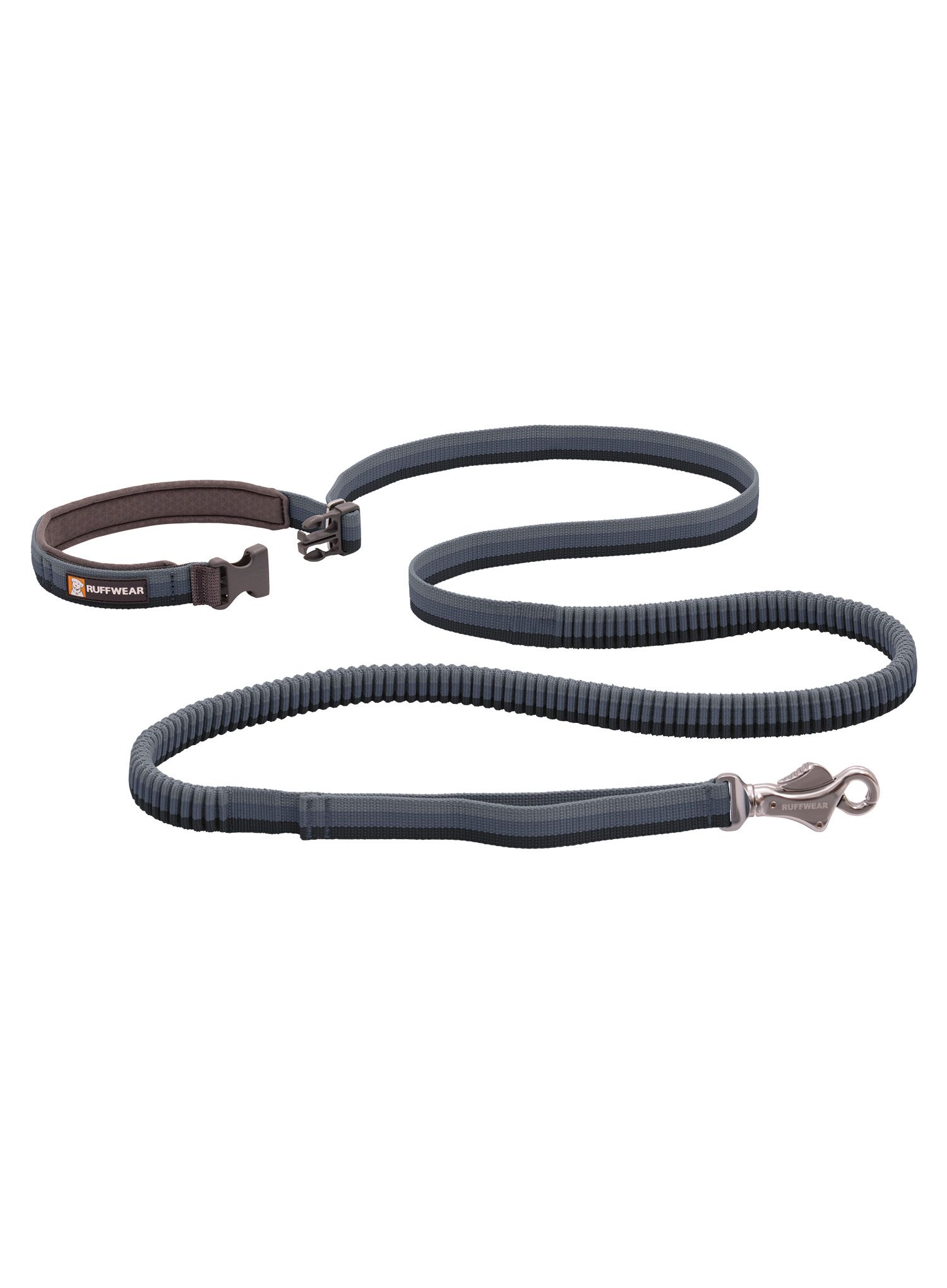 Vodítko pro psa Ruffwear Roamer Bungee Dog Leash - granite gray