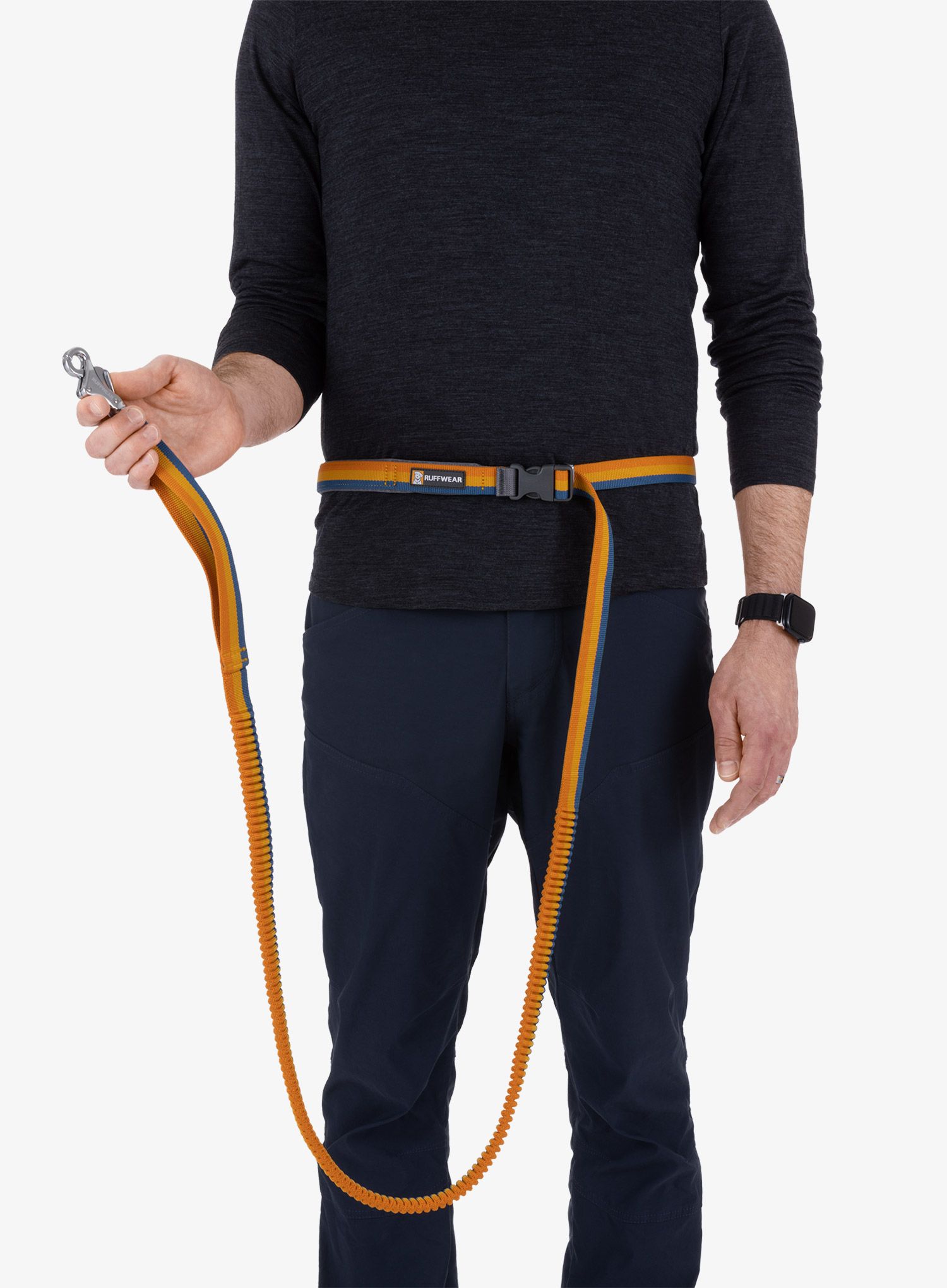 Vodítko pro psa Ruffwear Roamer Bungee Leash - yellow snow
