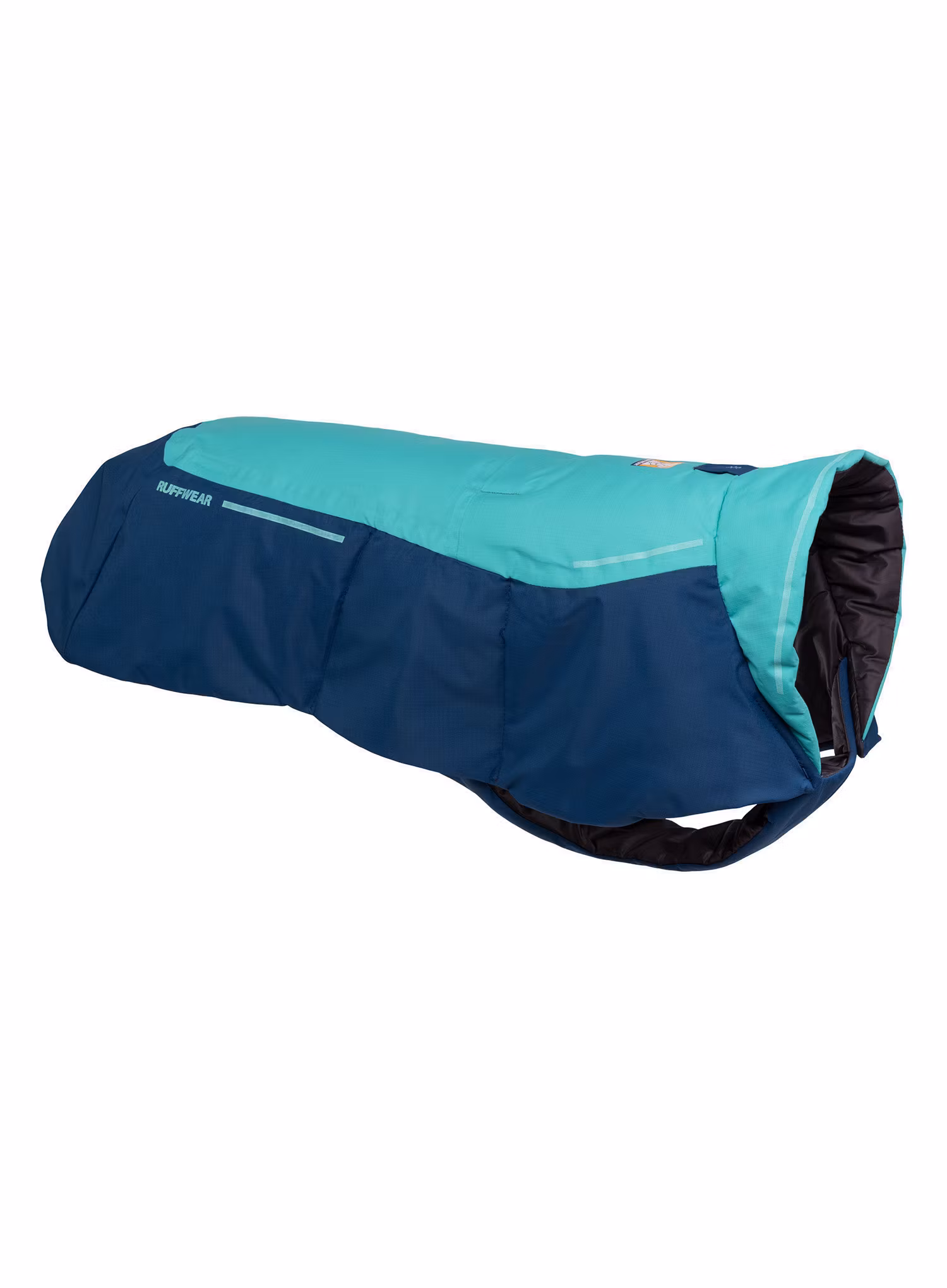 Zateplená bunda pro psa Ruffwear Vert Dog Jacket - aurora teal