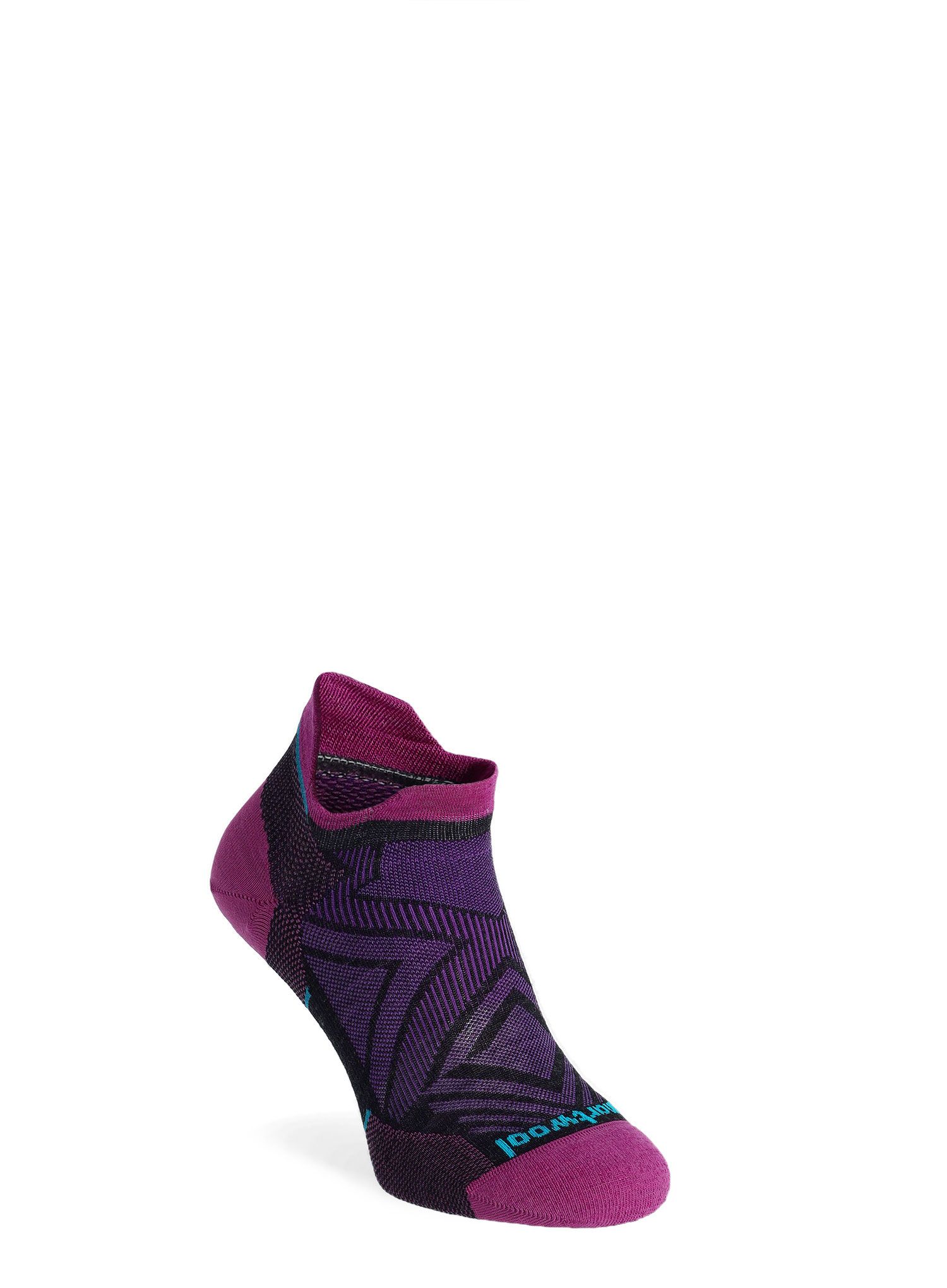 Dámské ponožky Smartwool Run Zero Cushion Low Ankle Socks - charcoal
