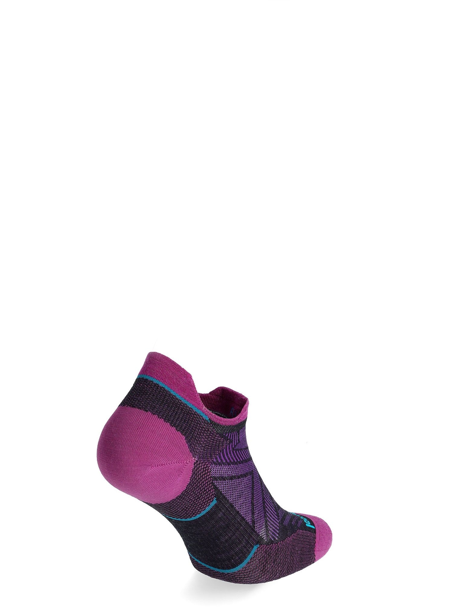 Dámské ponožky Smartwool Run Zero Cushion Low Ankle Socks - charcoal