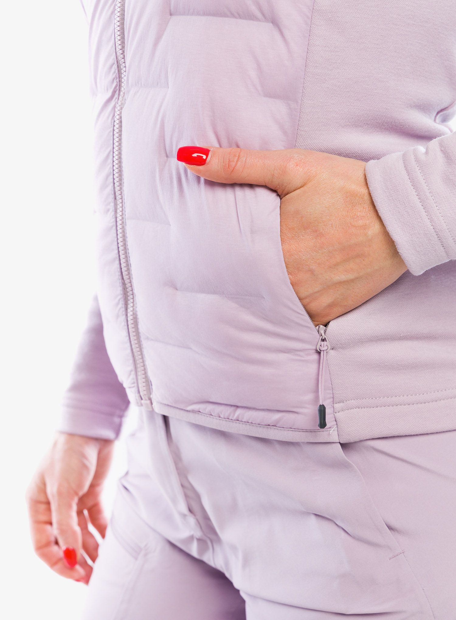 Dámská bunda SCOTT Defined Warm Hybrid Hoody - cloud pink