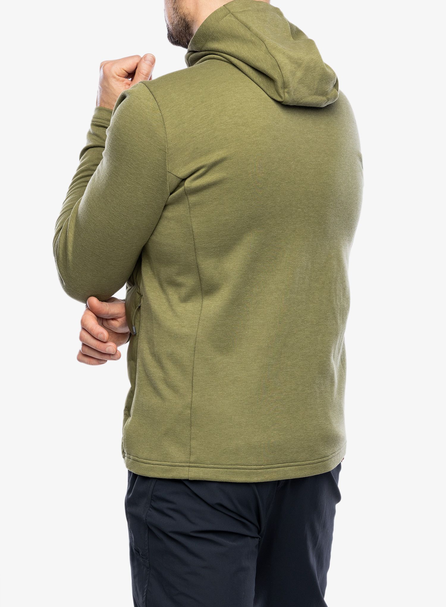 Bunda SCOTT Defined Warm Hybrid Hoody - fir green