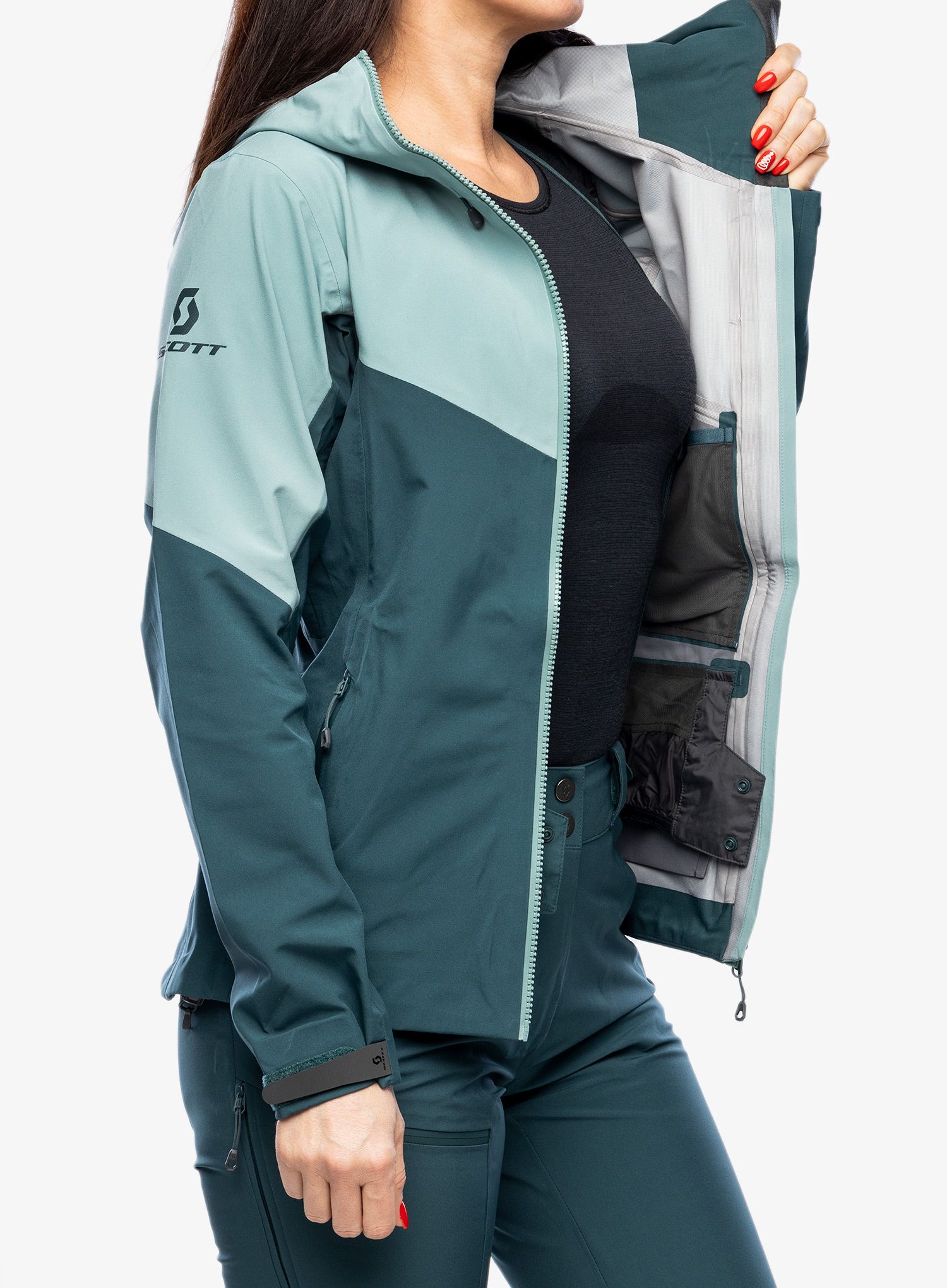 Dámská bunda SCOTT Explorair 3L Jacket - northern mint green/aruba grn