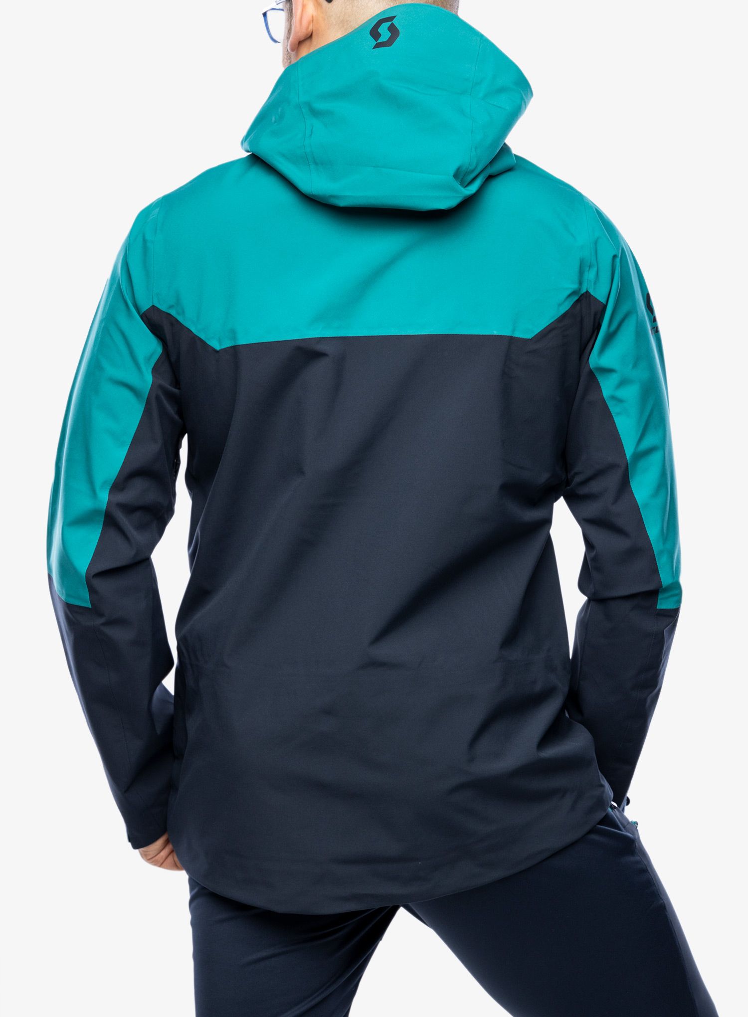 Bunda s membránou SCOTT Explorair 3L Jacket - winter green/dark blue