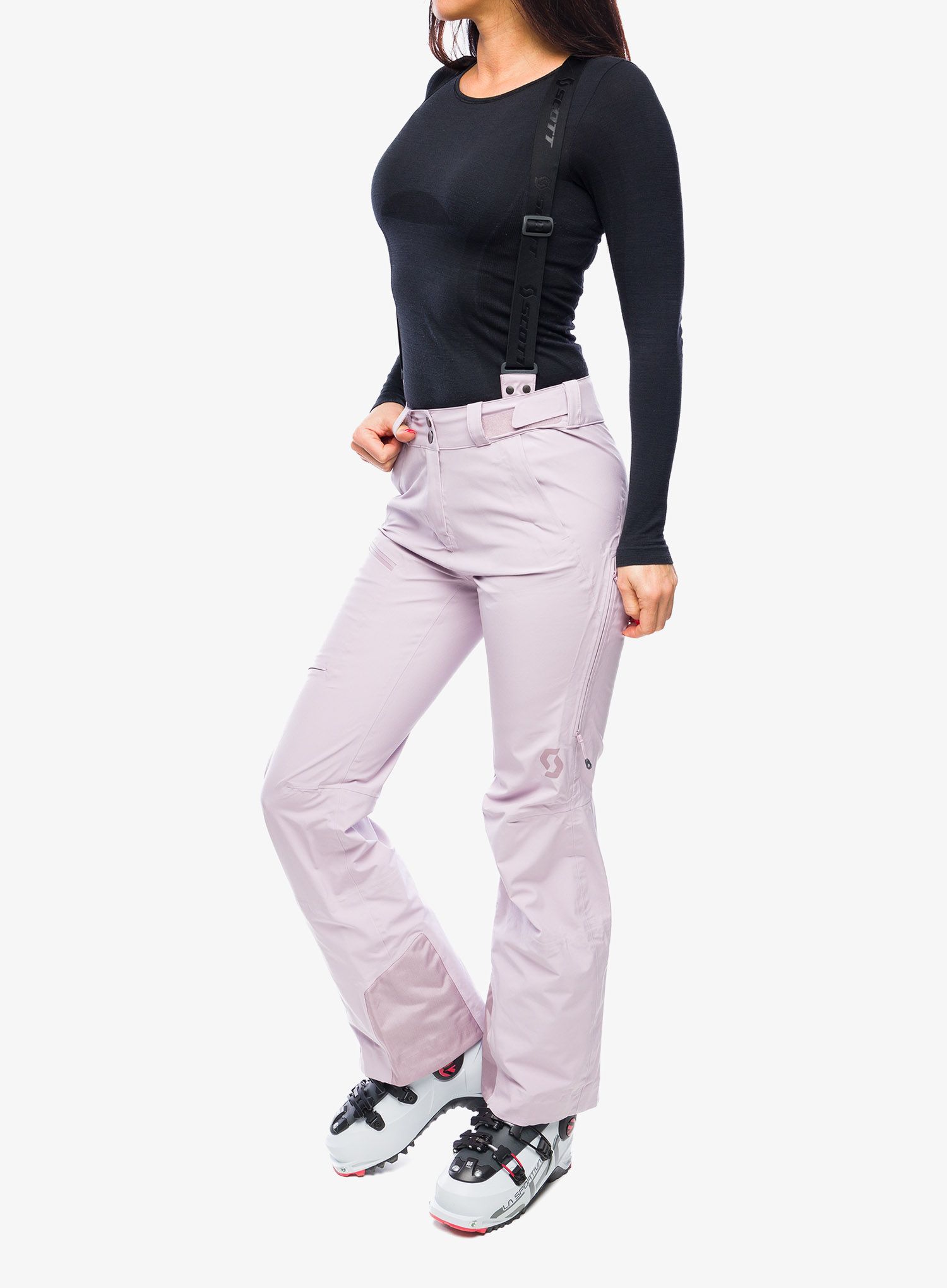 Dámské lyžařské kalhoty SCOTT Explorair 3L Pants - cloud pink