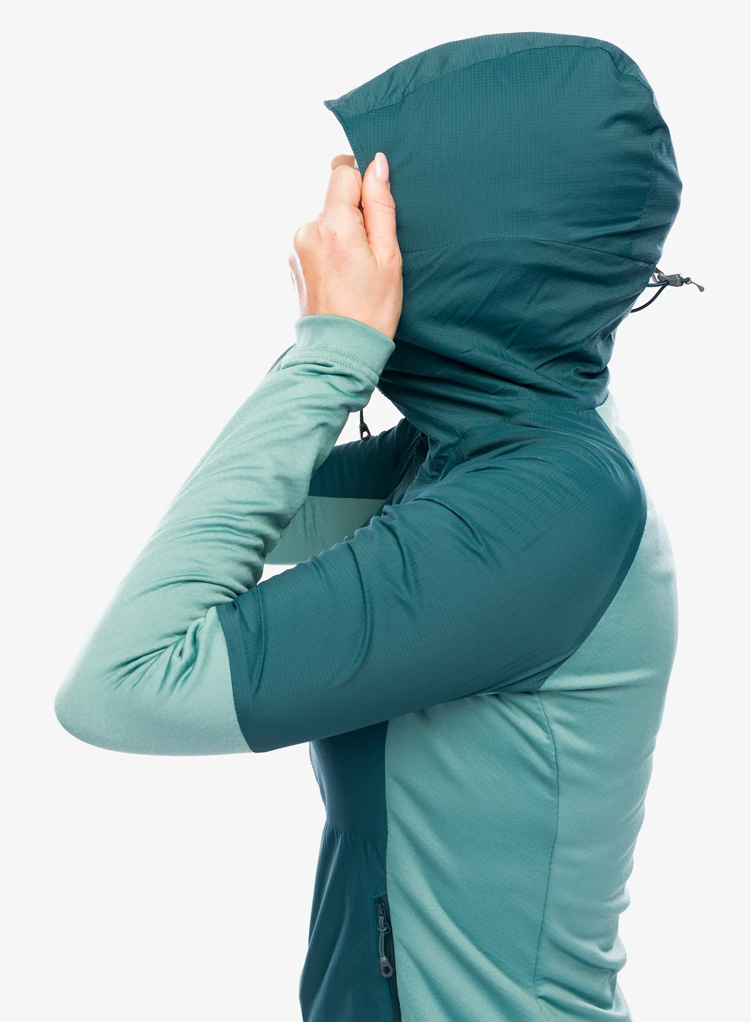 Damska bunda SCOTT Hoody W's Explorair Alpha - aruba green/northern