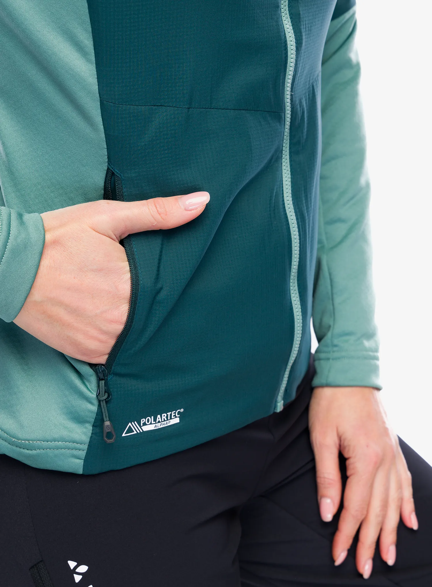 Damska bunda SCOTT Hoody W's Explorair Alpha - aruba green/northern