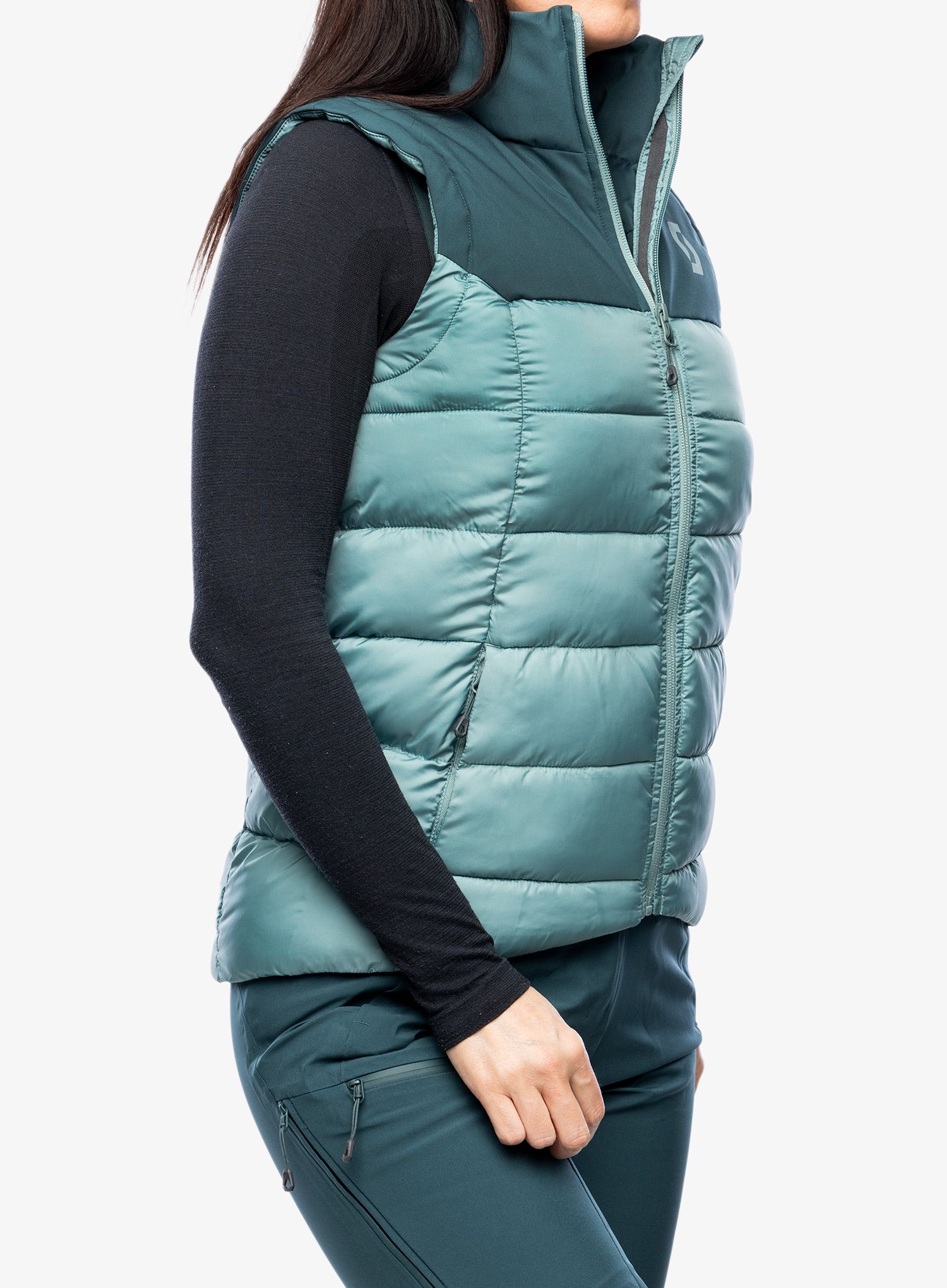 Vesta dámská SCOTT Insuloft Warm Vest - aruba green/northern mint grn