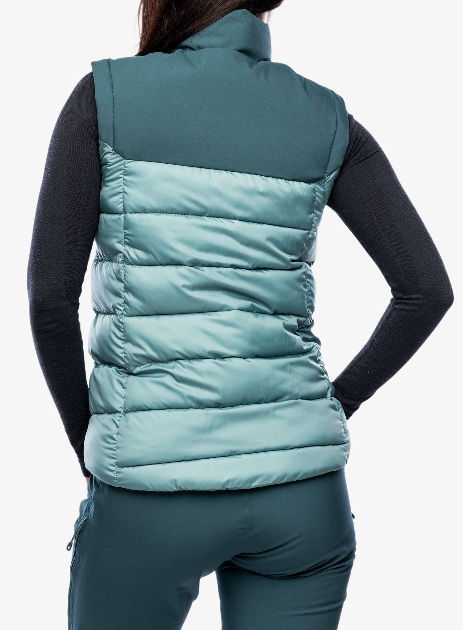Vesta dámská SCOTT Insuloft Warm Vest - aruba green/northern mint grn