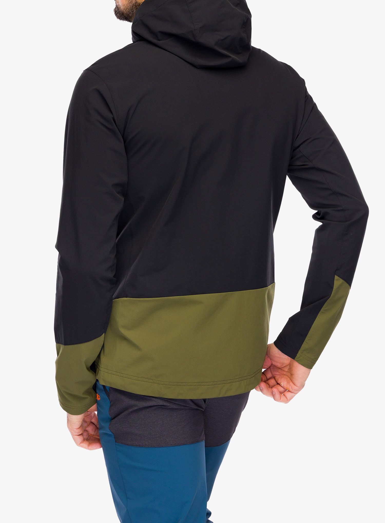 Softshellová bunda SCOTT JKT Explorair Softshell SL - black/fir green