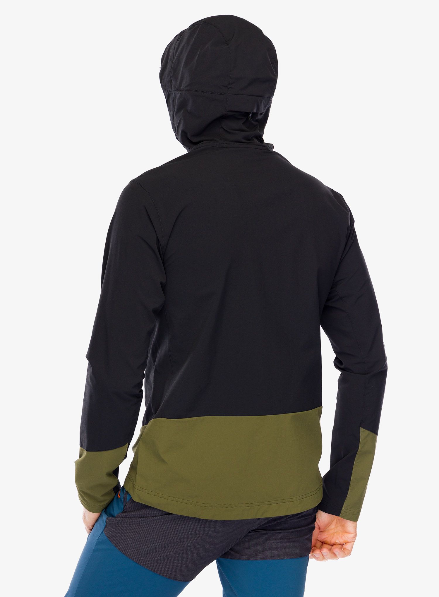 Softshellová bunda SCOTT JKT Explorair Softshell SL - black/fir green